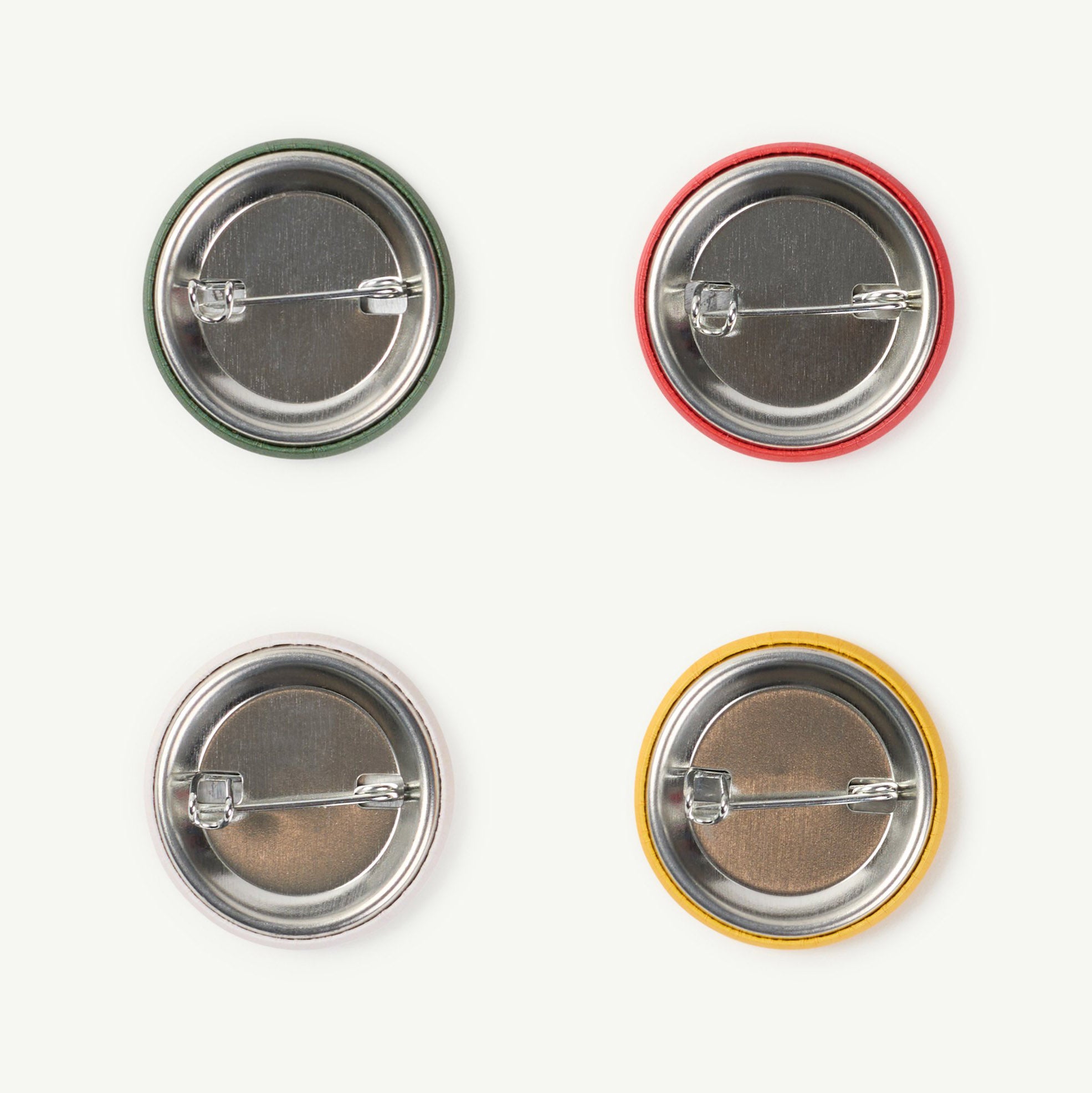 Button White Badge