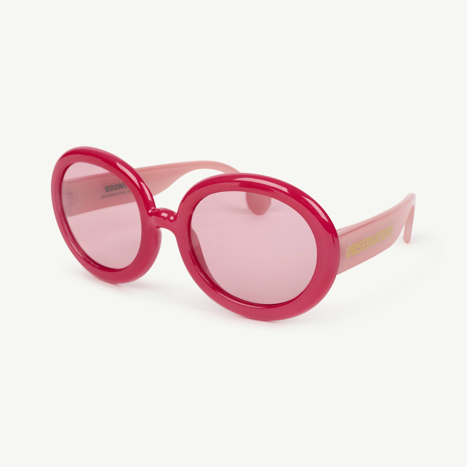 Circular Fuchsia Sunglasses