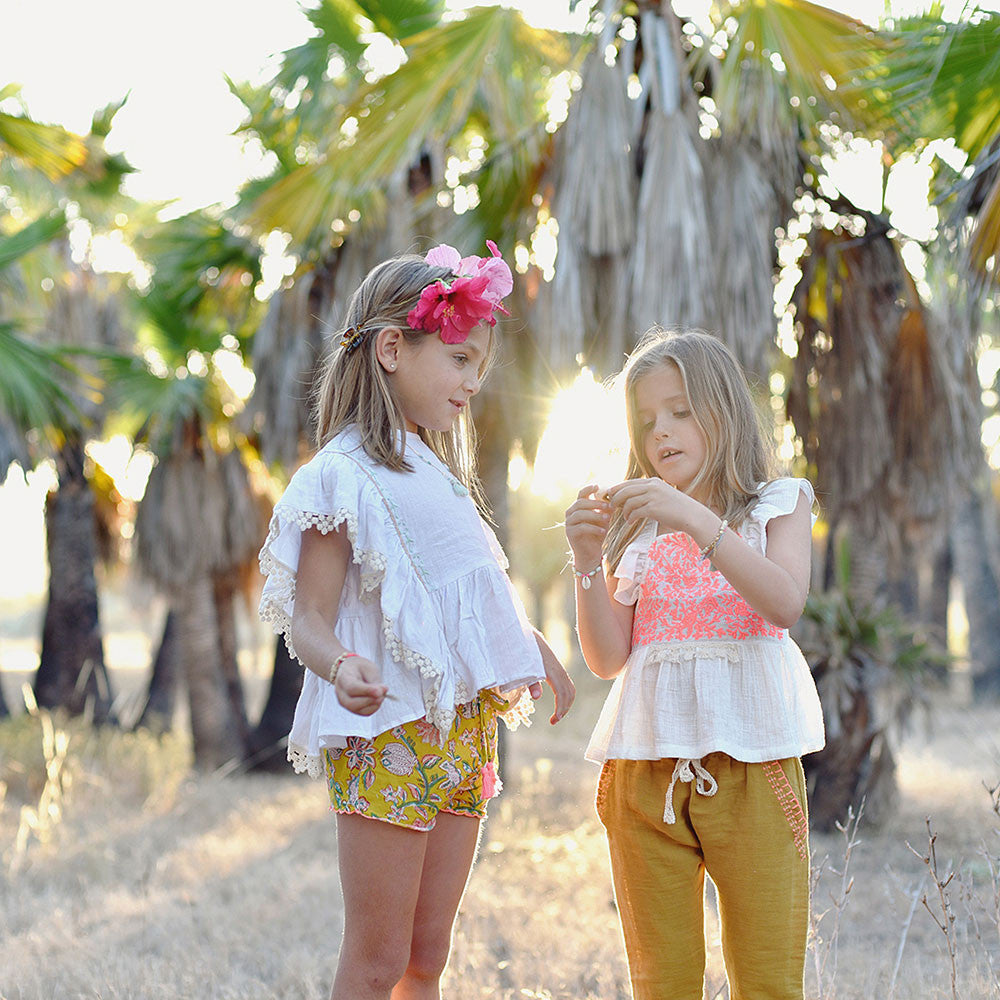 Girls Multicolor "Mississippi" Shorts