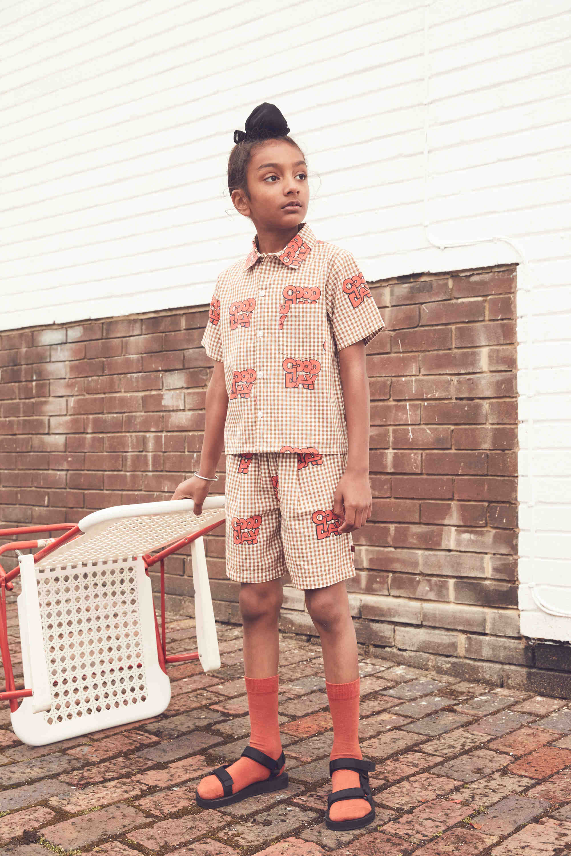 Boys Caramel Cotton Shirt