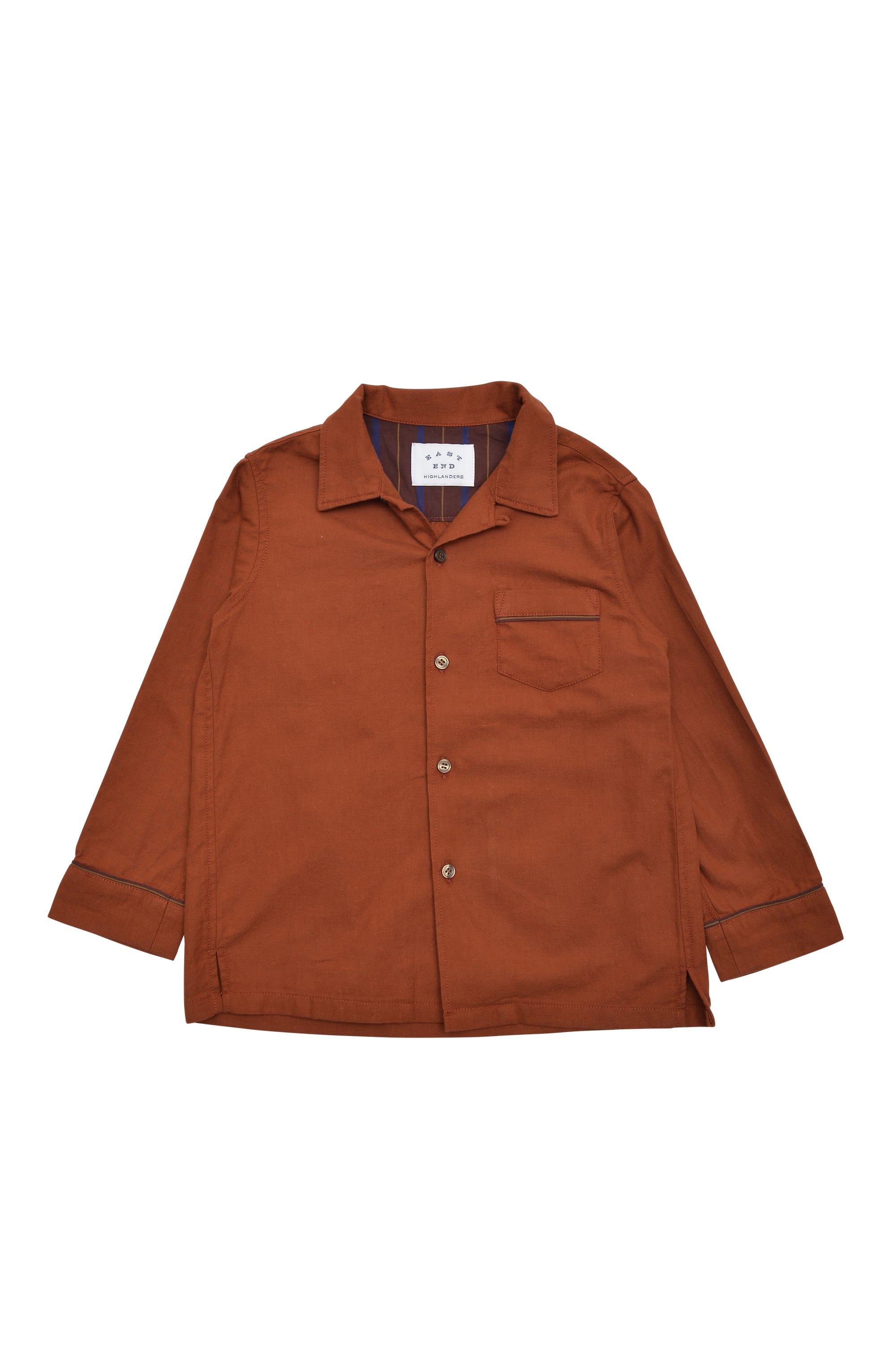 Girls Terracotta Pajama Shirt