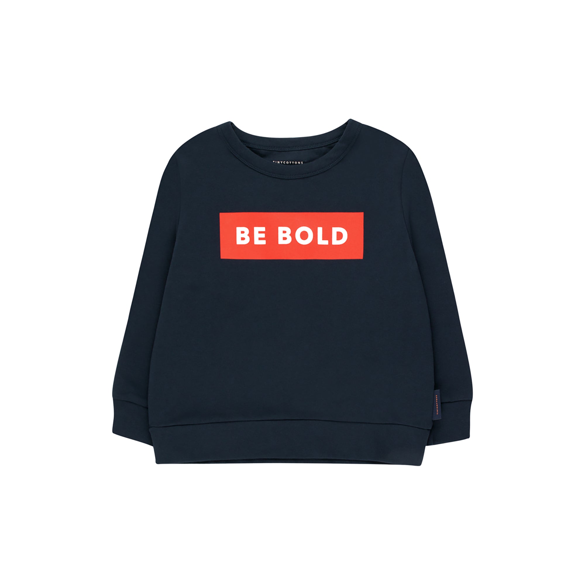 Girls Navy Pima Cotton Sweatshirt