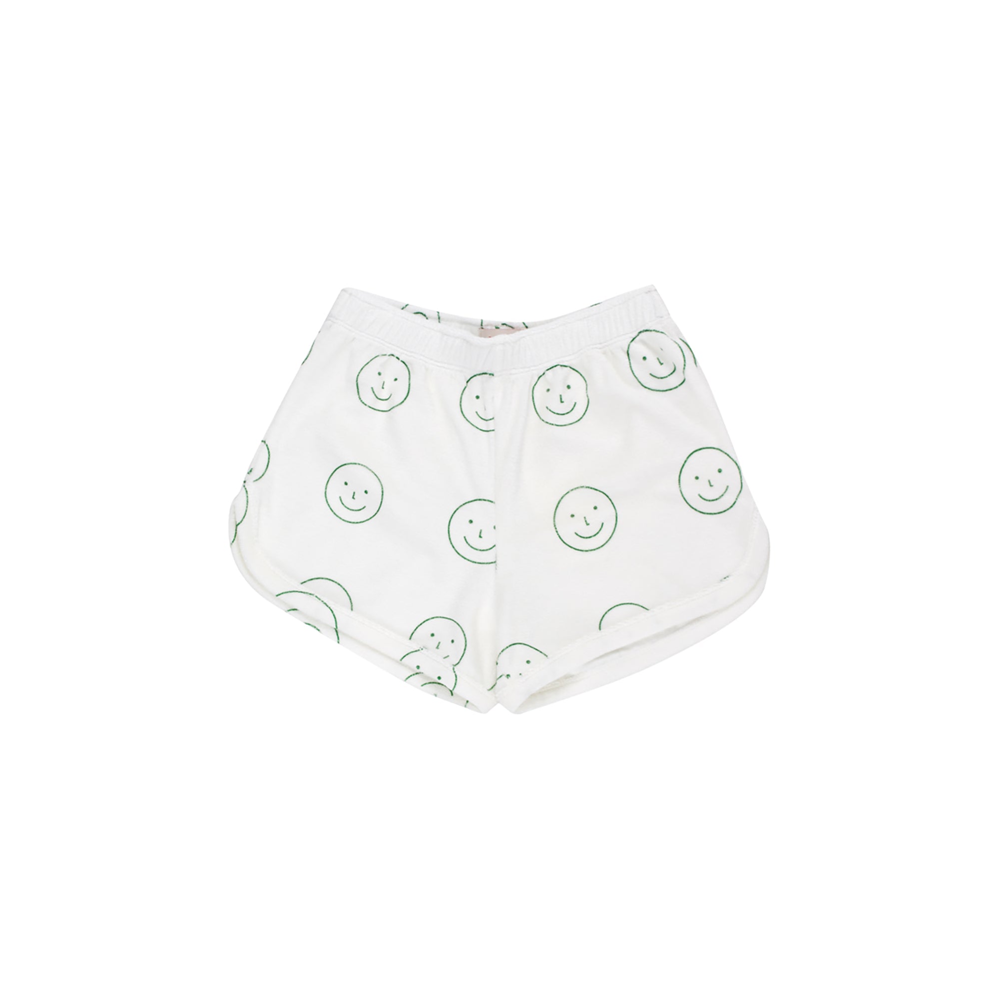 Girls & Boys White Pima Cotton Shorts