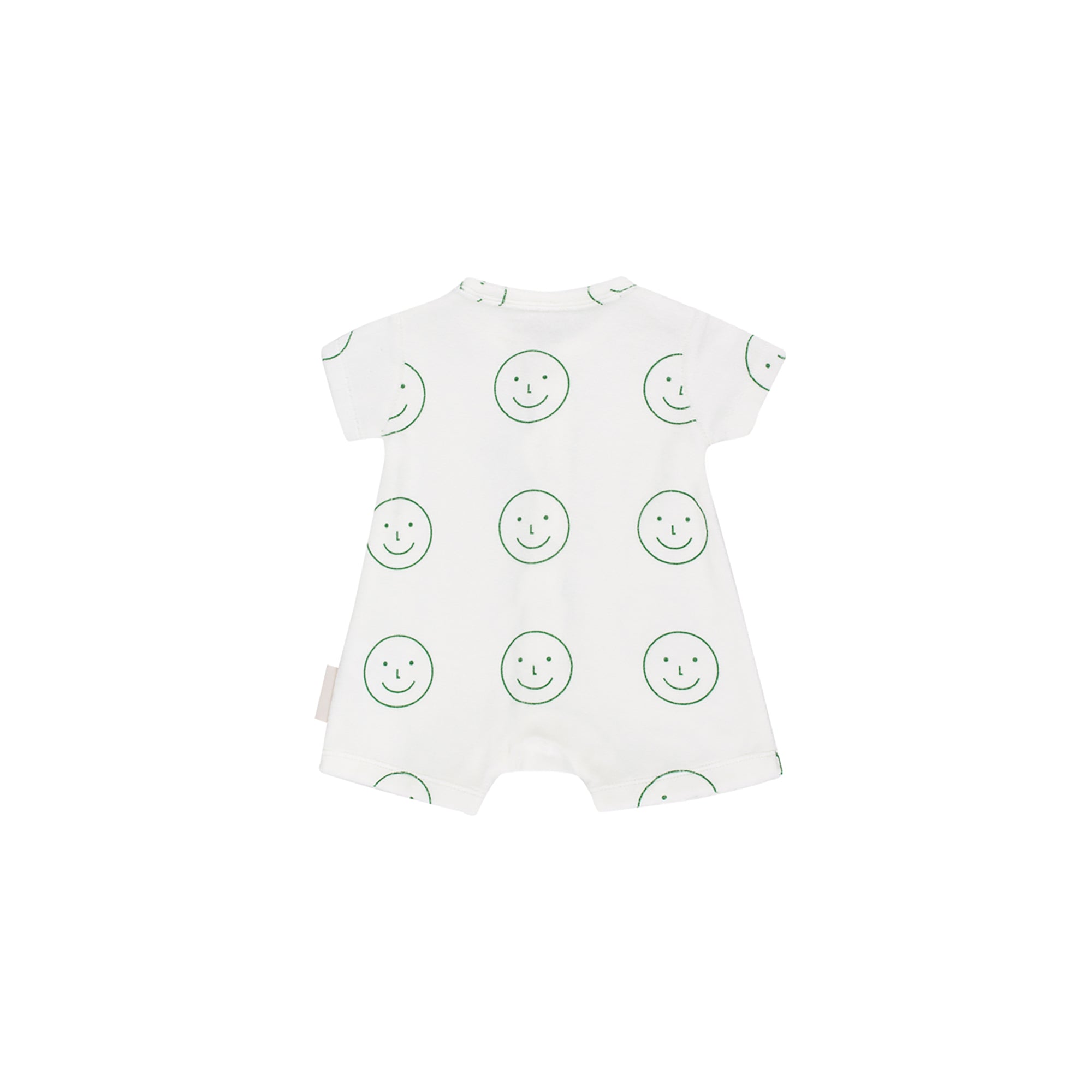 Baby White Pima Cotton Babysuit