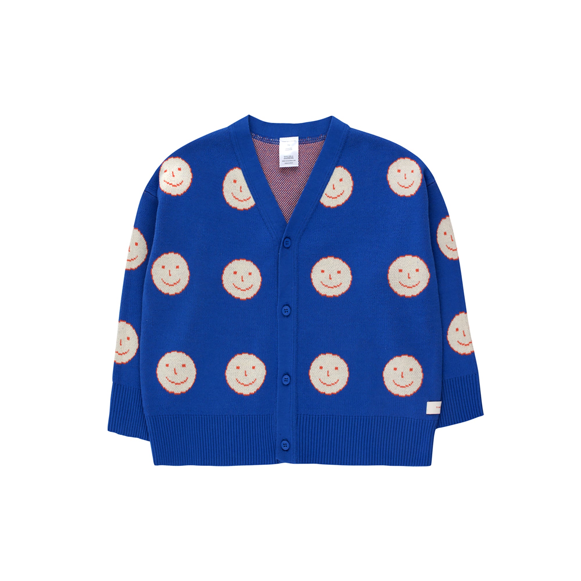 Girls Ultramarine Pima Cotton Cardigan