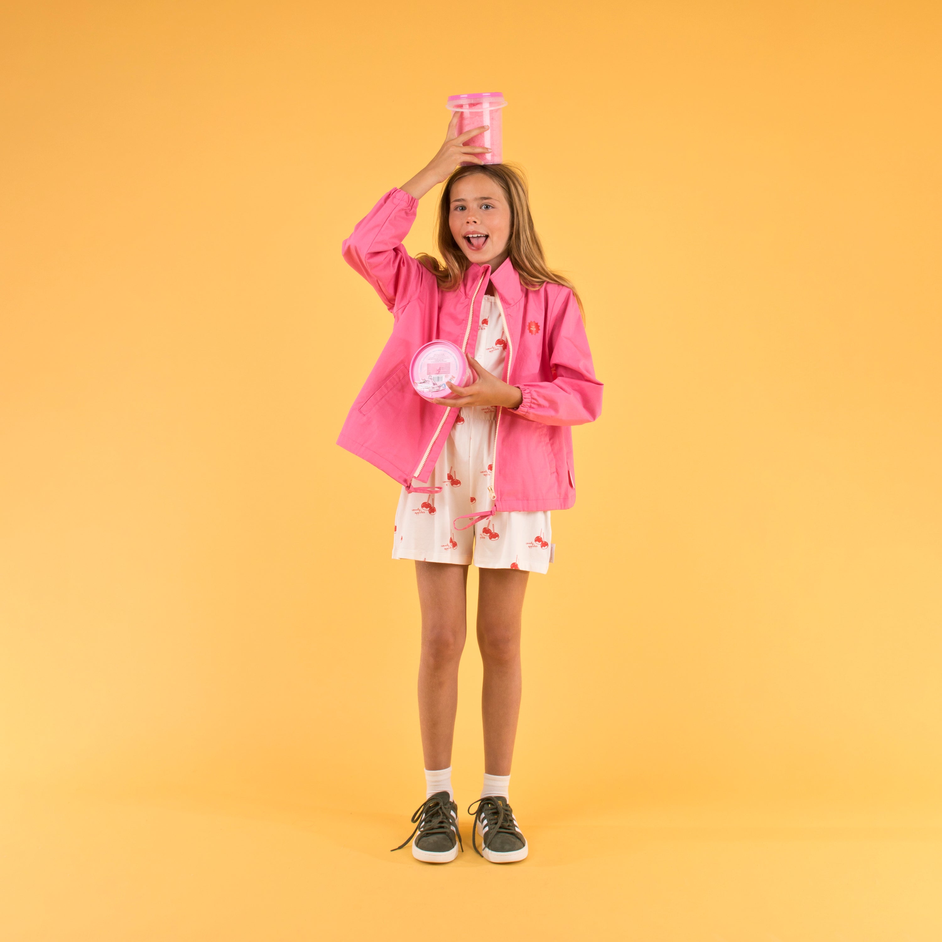 Girls Rose Cotton Jacket