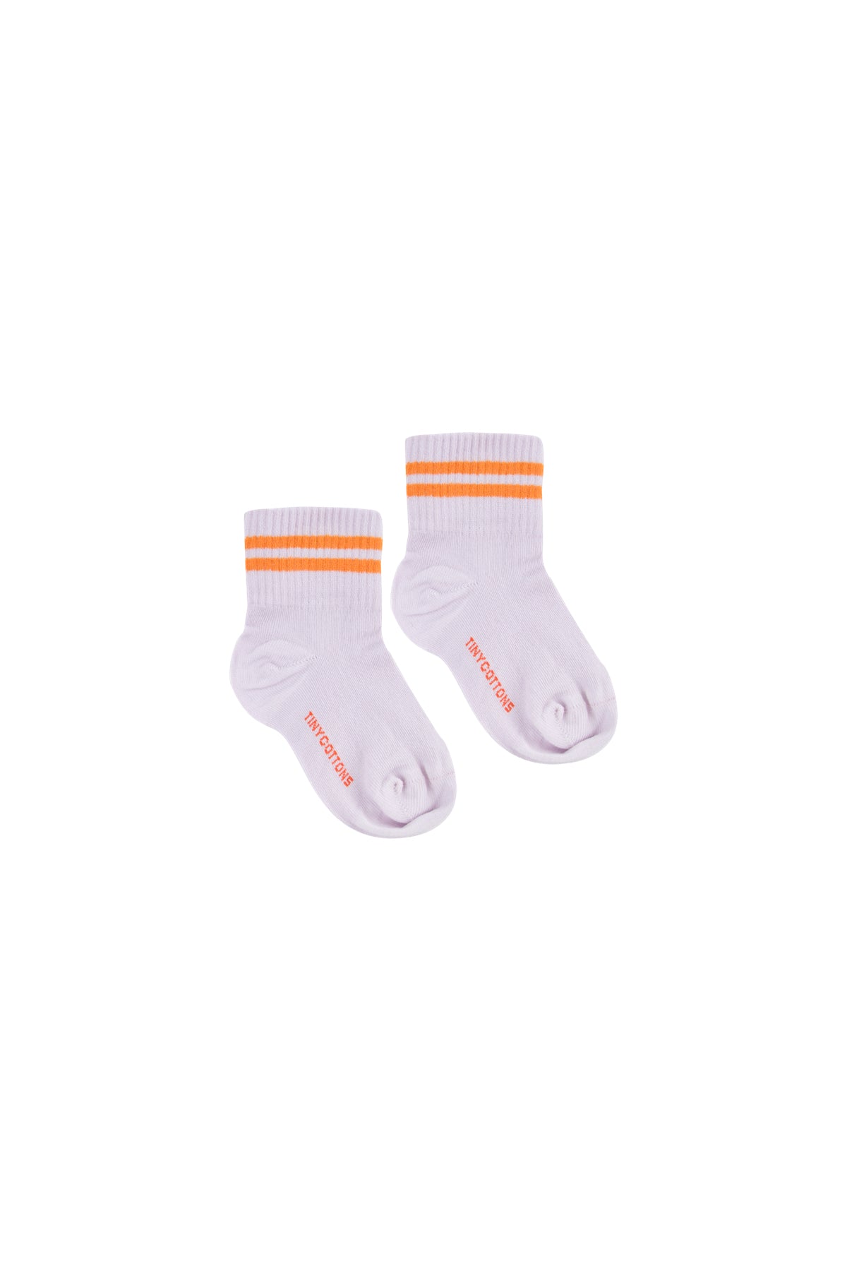 Girls Light Lilac Logo Cotton Socks