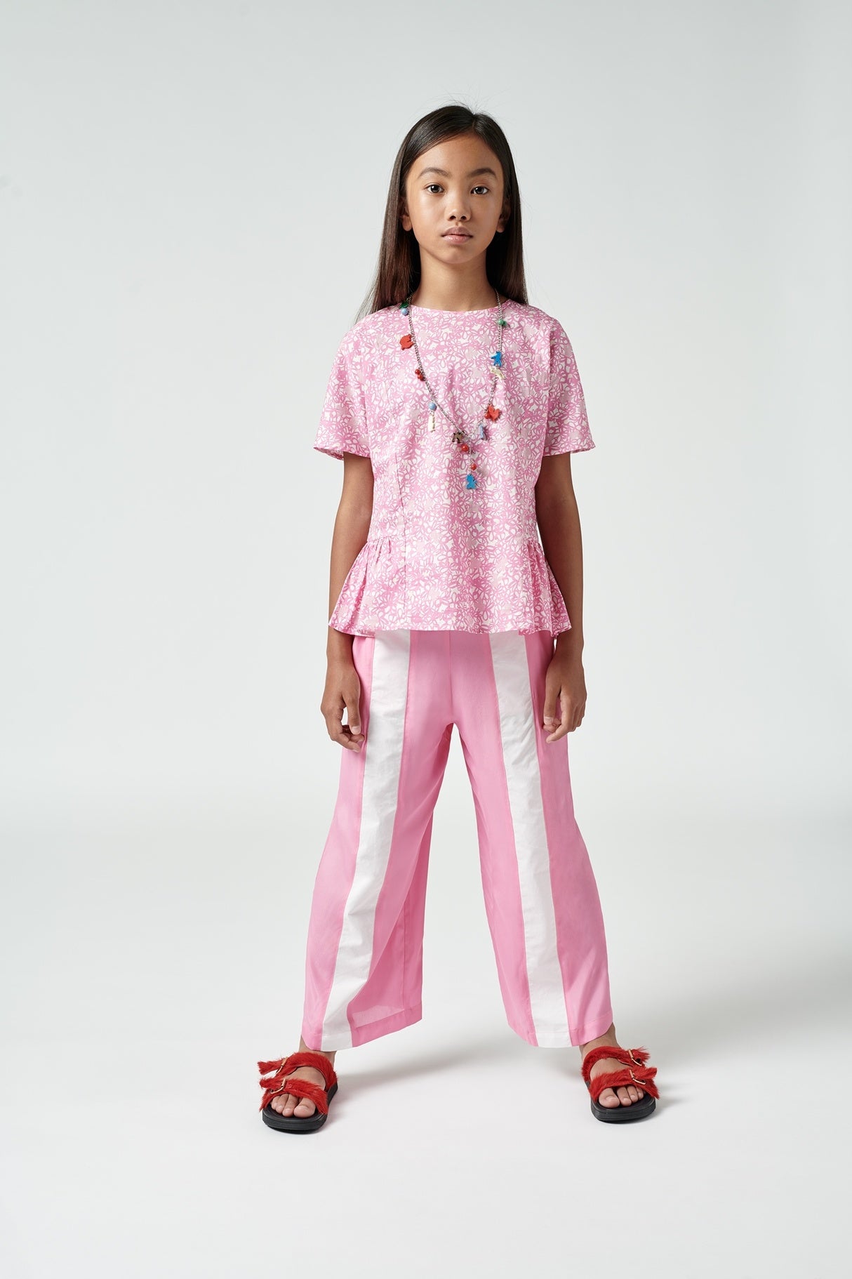 Girls Pink Cotton Top
