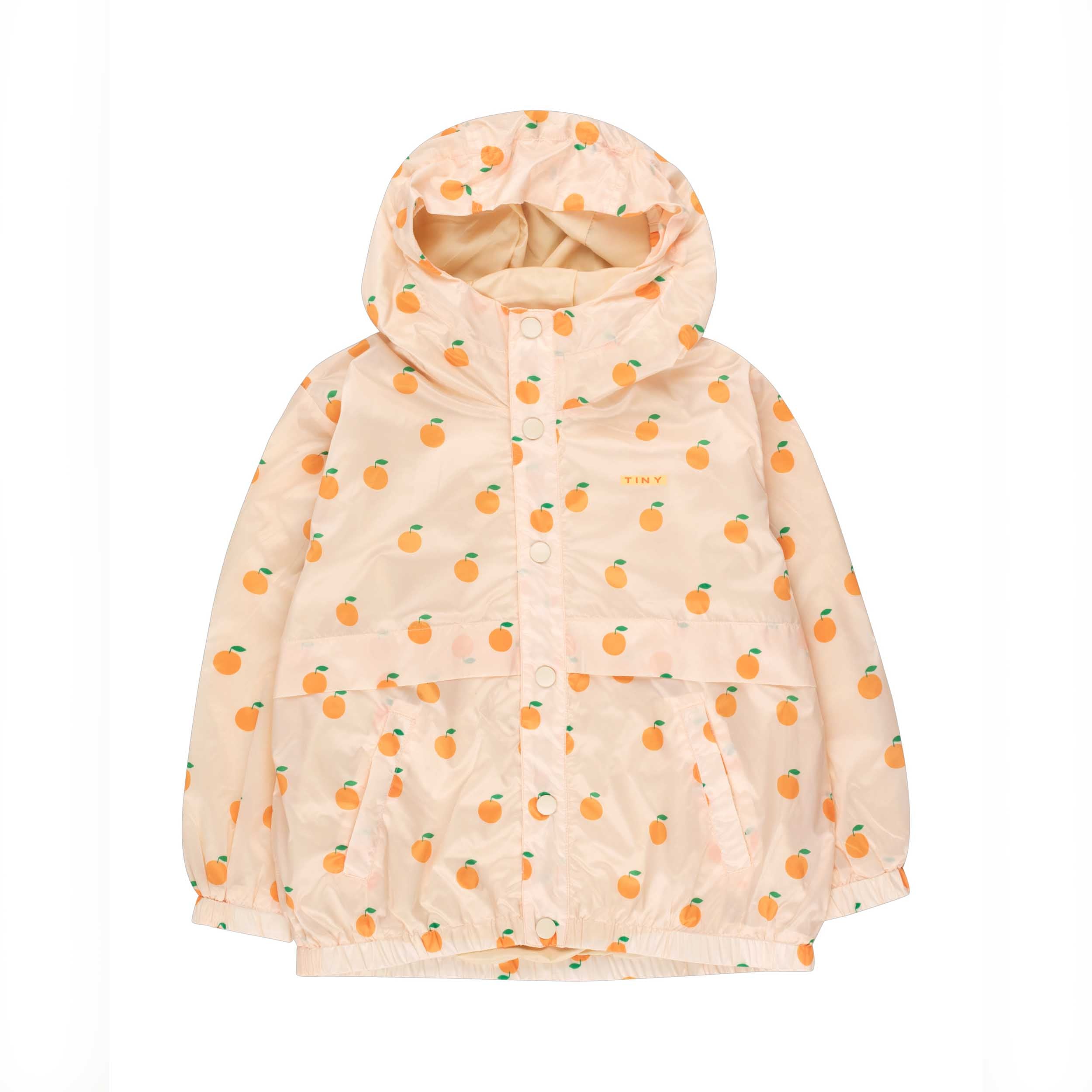 Girls White Orange Top