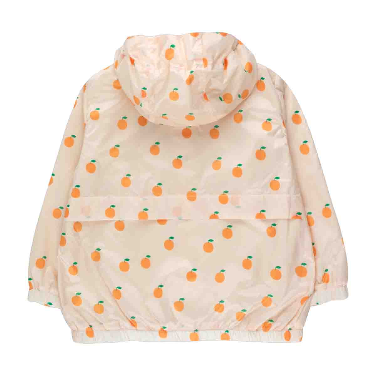 Girls White Orange Top