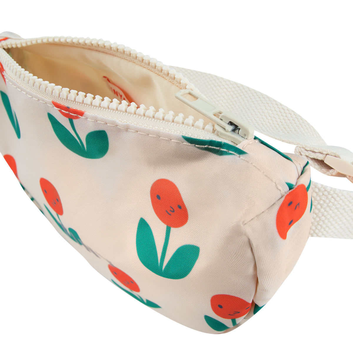 Boys & Girls White Flowers Belt Bag