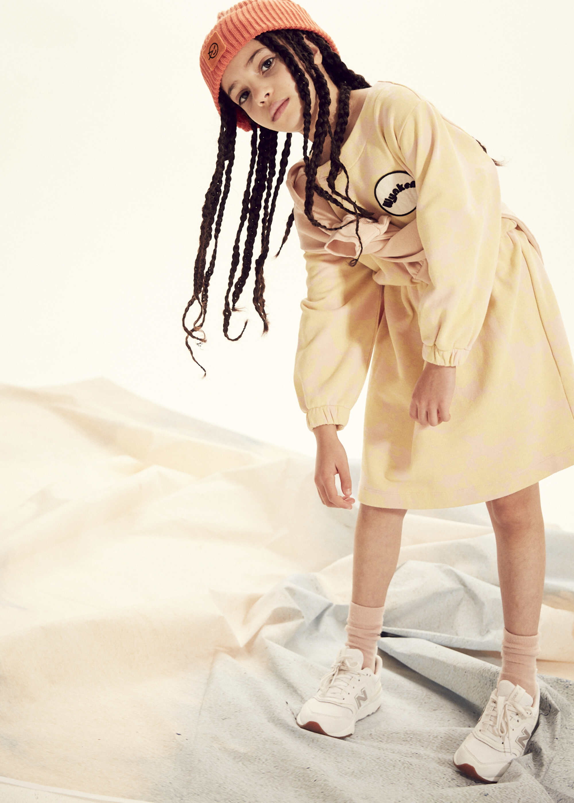 Girls Yellow Cotton Dress