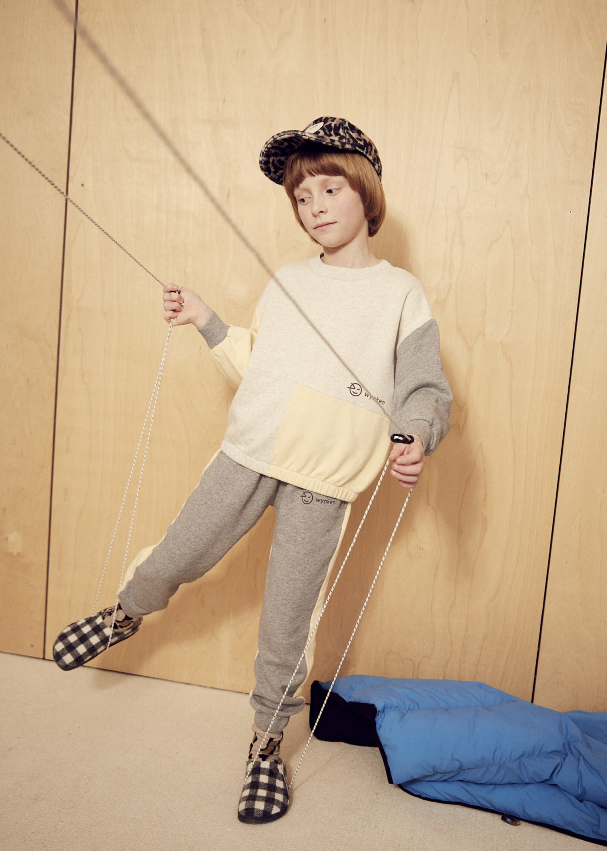 Boys & Girls Grey Cotton Trousers