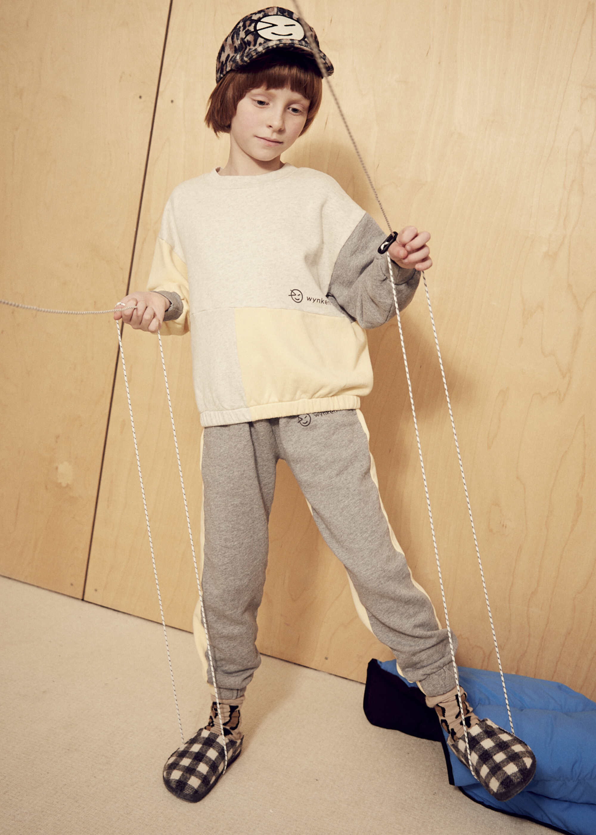 Boys & Girls Grey Cotton Trousers