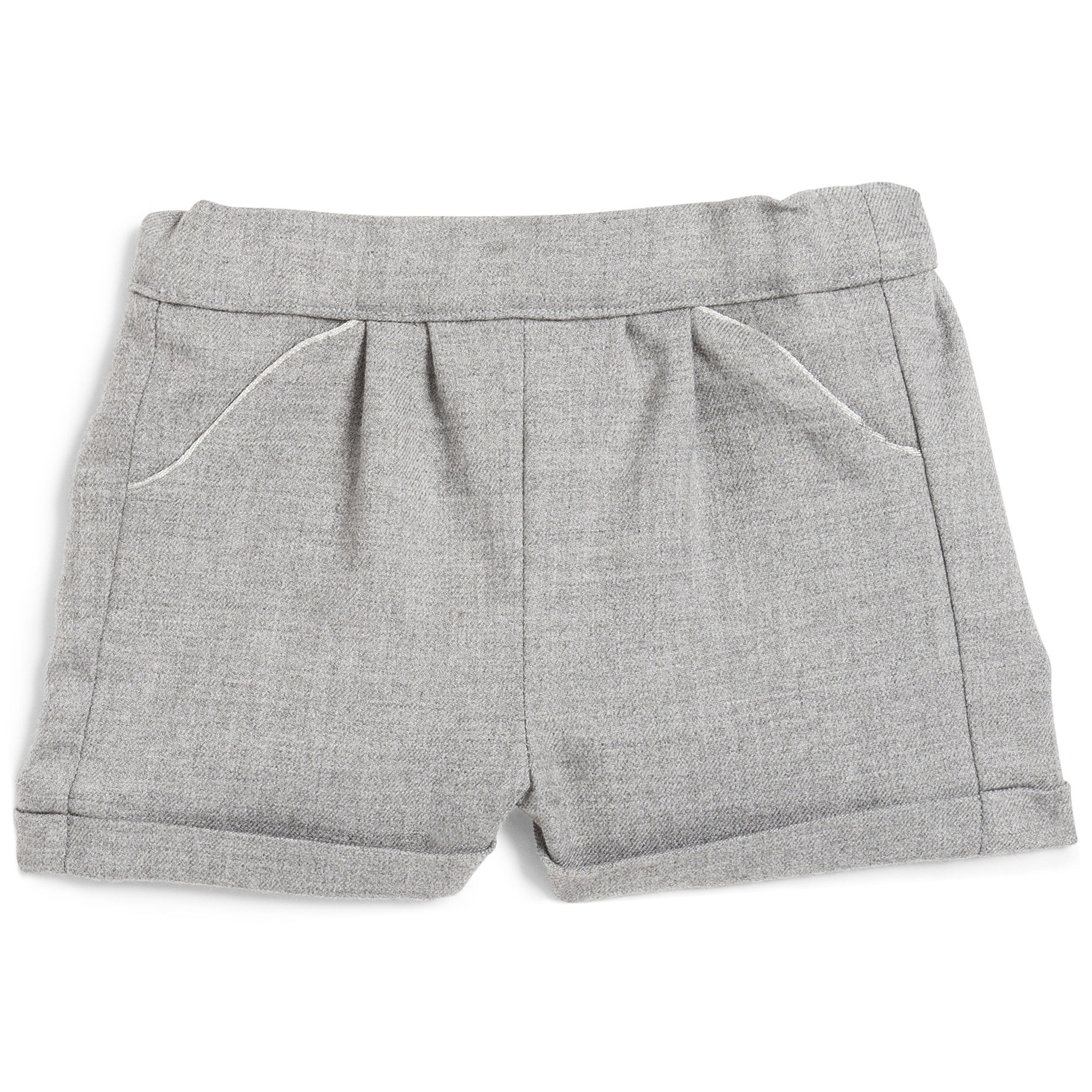 Baby Girls Dark Grey Short - CÉMAROSE | Children's Fashion Store - 1