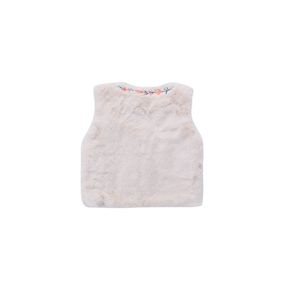 Girls Cream Gilet