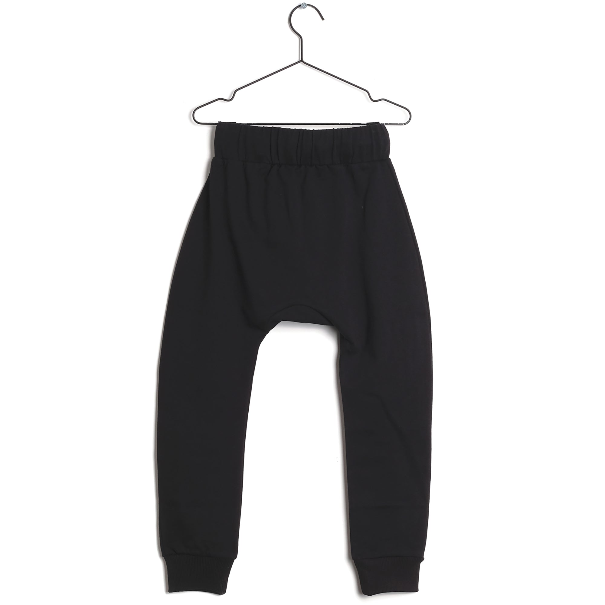 Girls Black Cotton Trousers