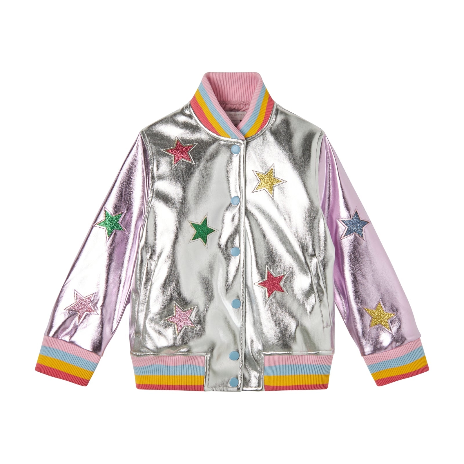 Girls Silver Star Jacket