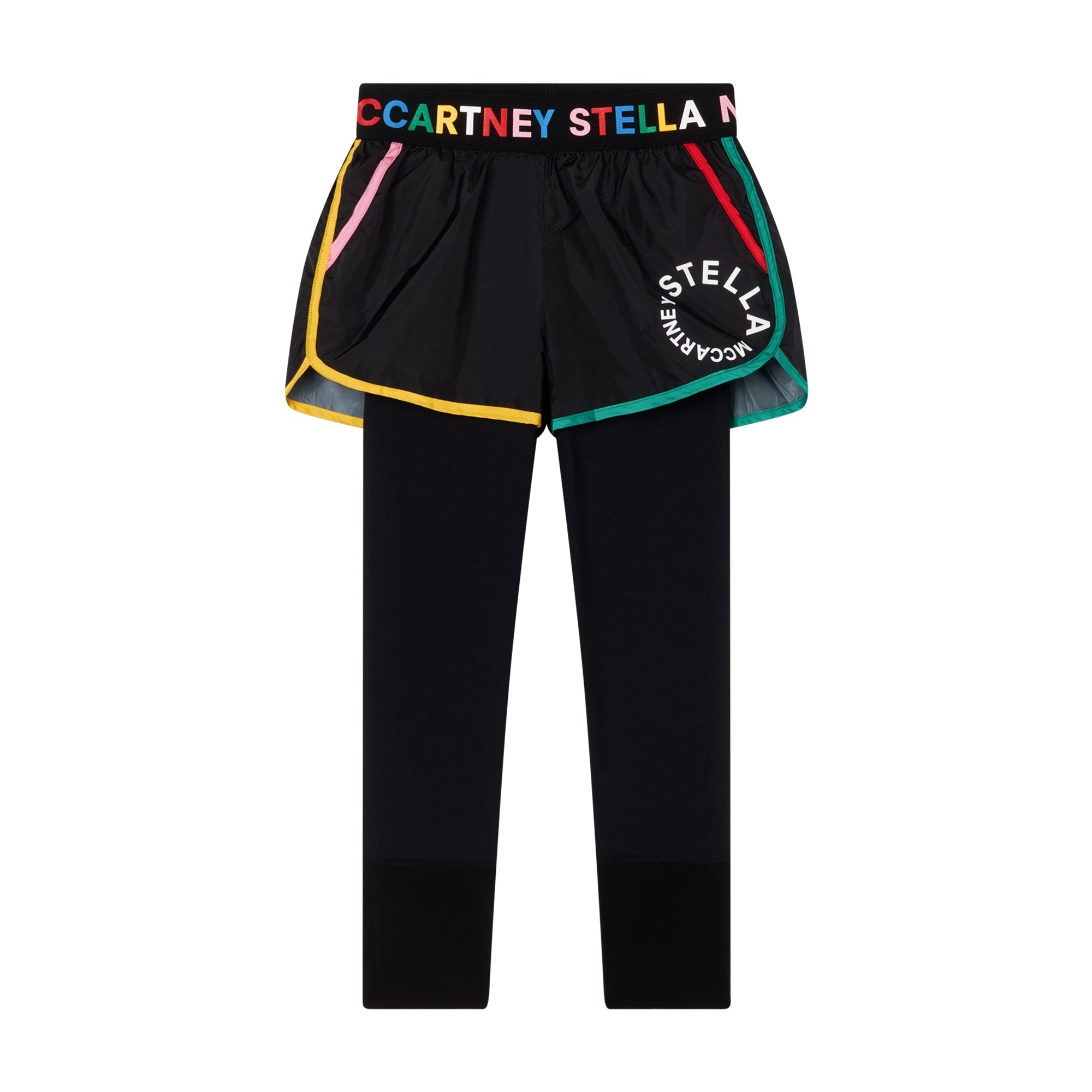 Girls Black Sport Leggings