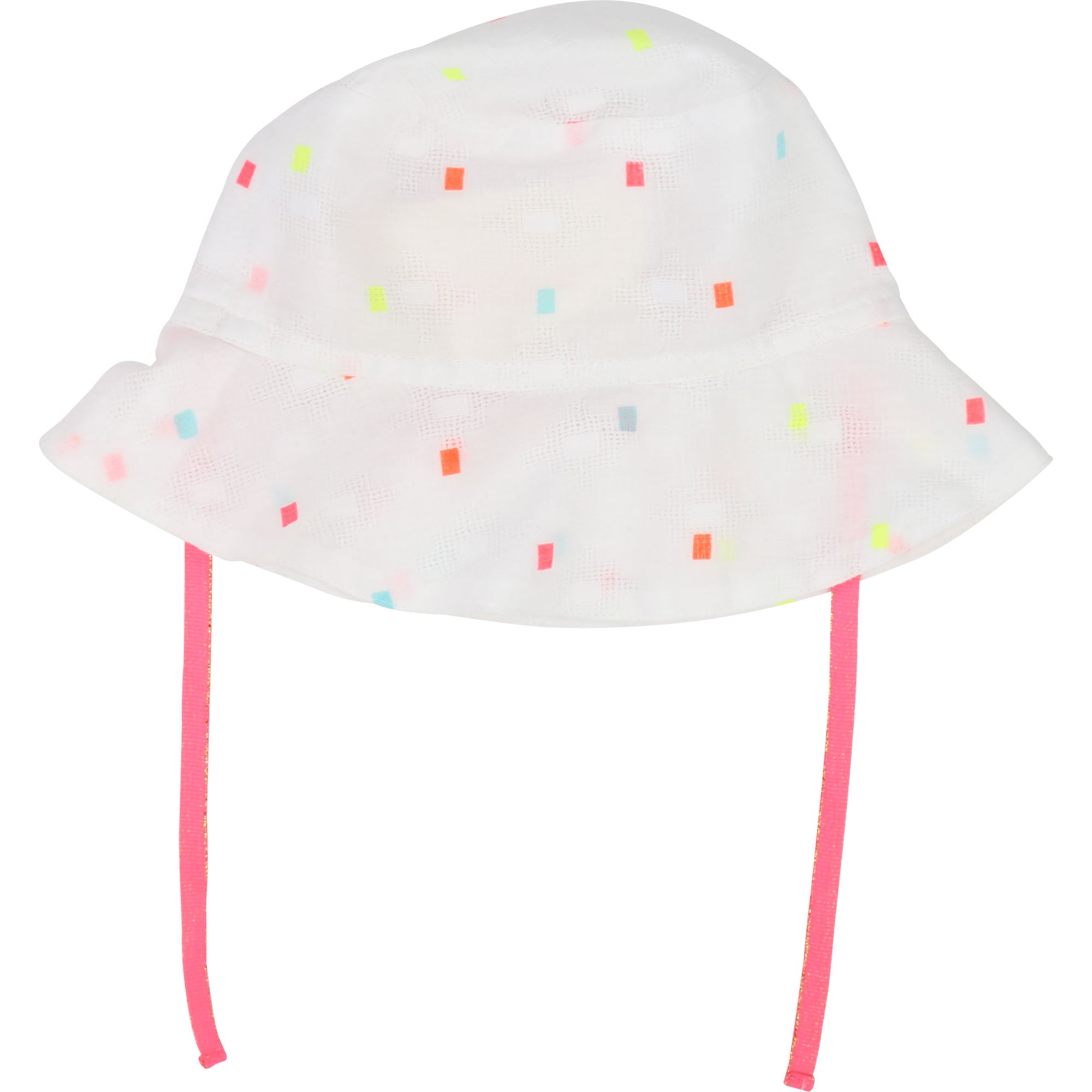 Girls White Cotton Hat
