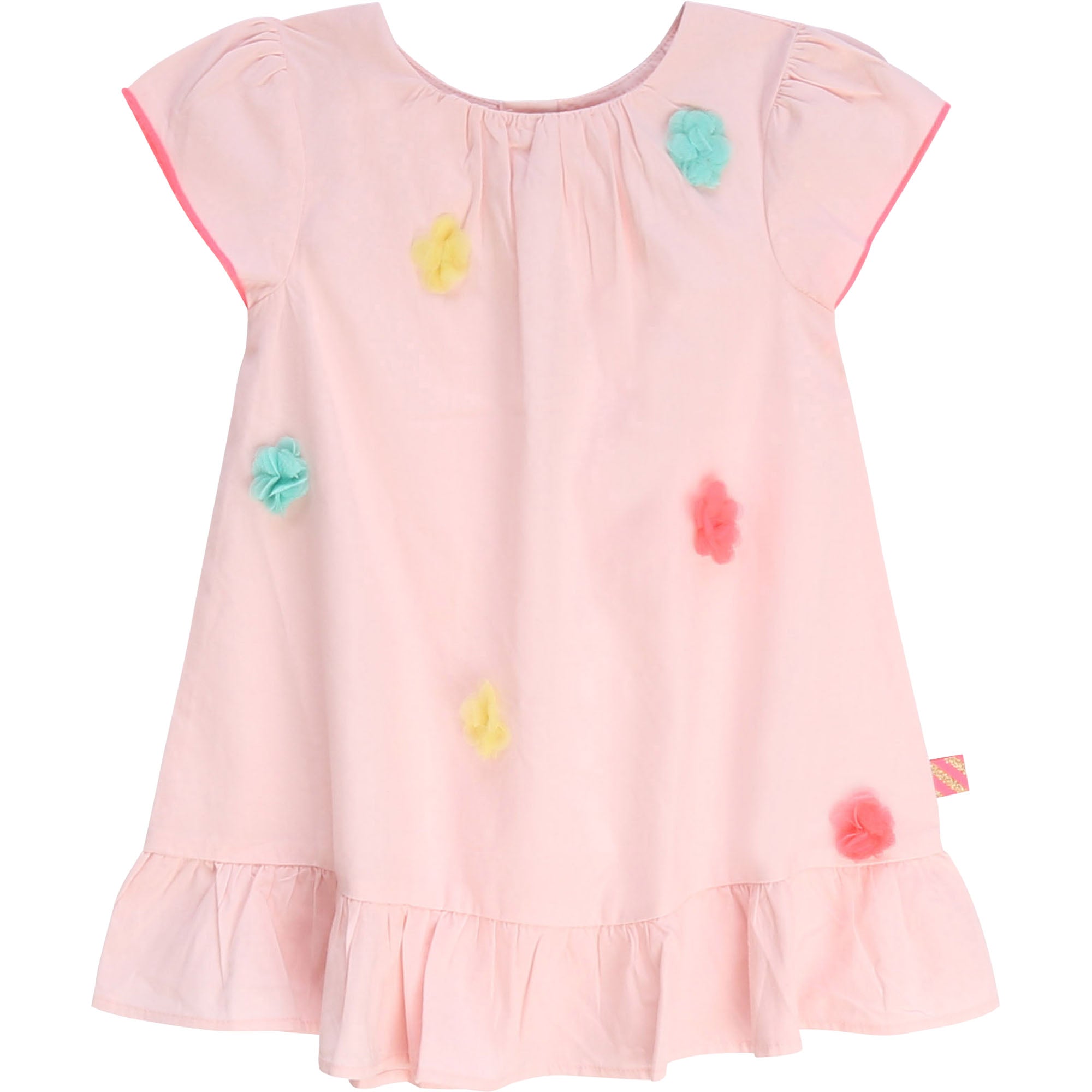 Girls Pink Cotton Dress