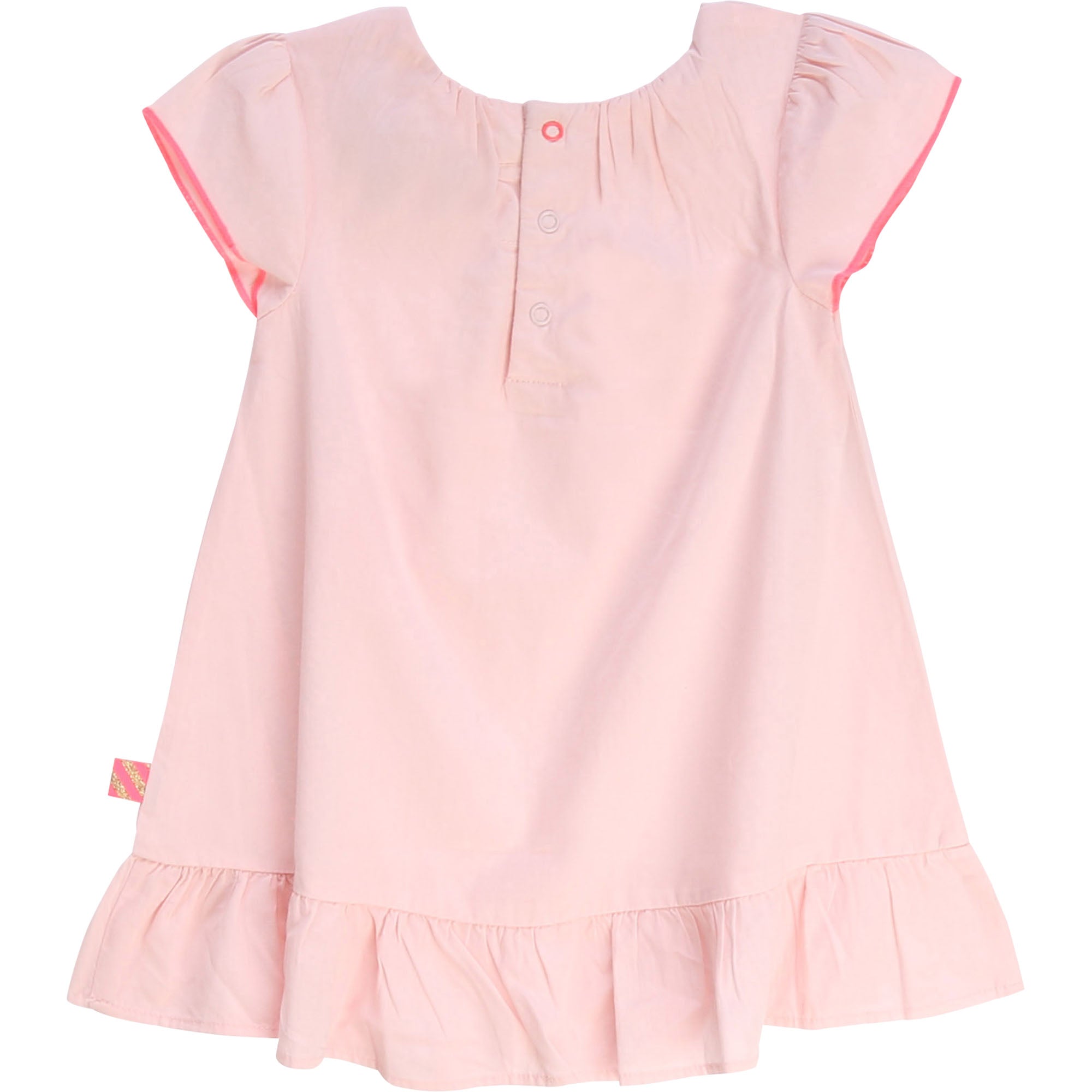 Girls Pink Cotton Dress