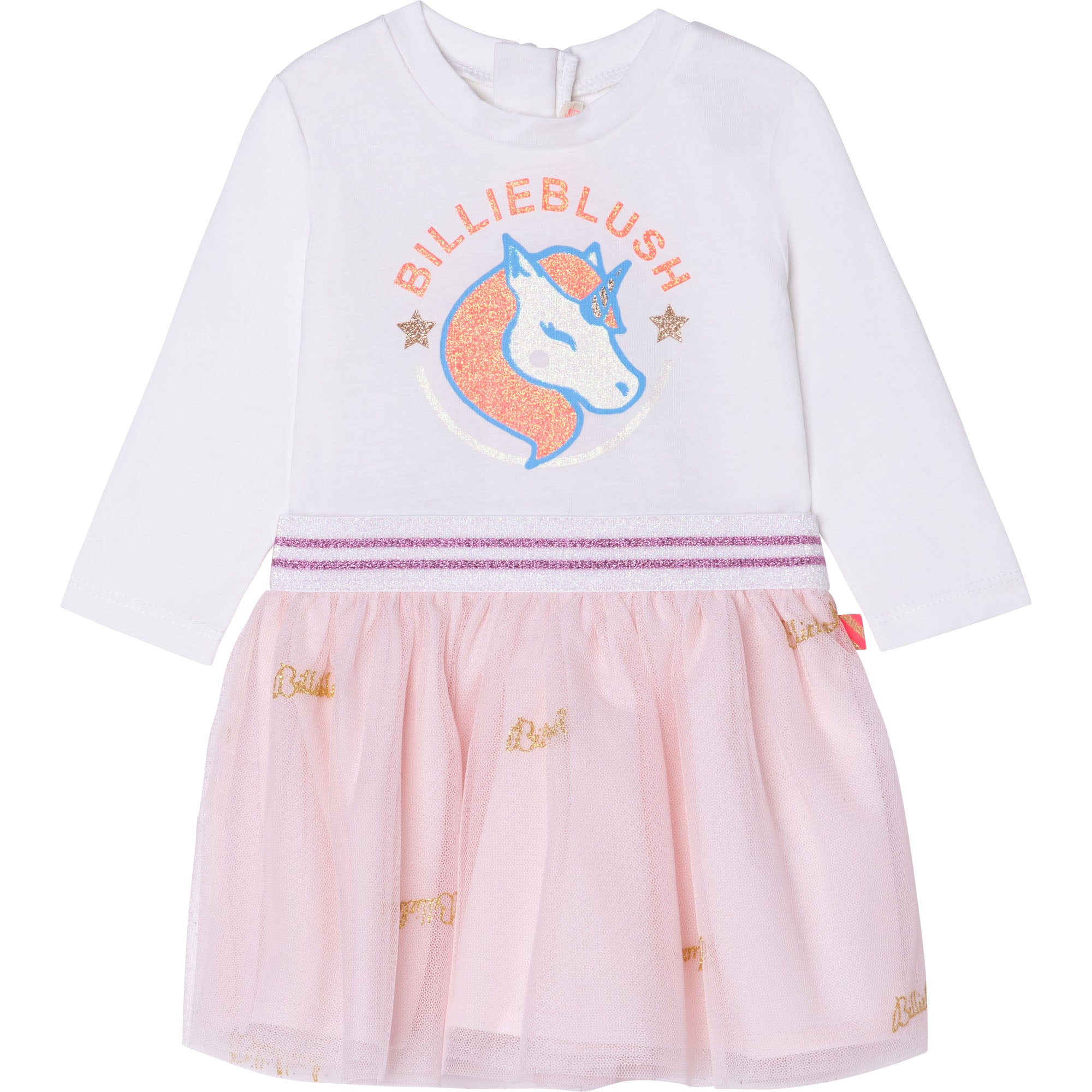 Baby Girls White Pattern Dress