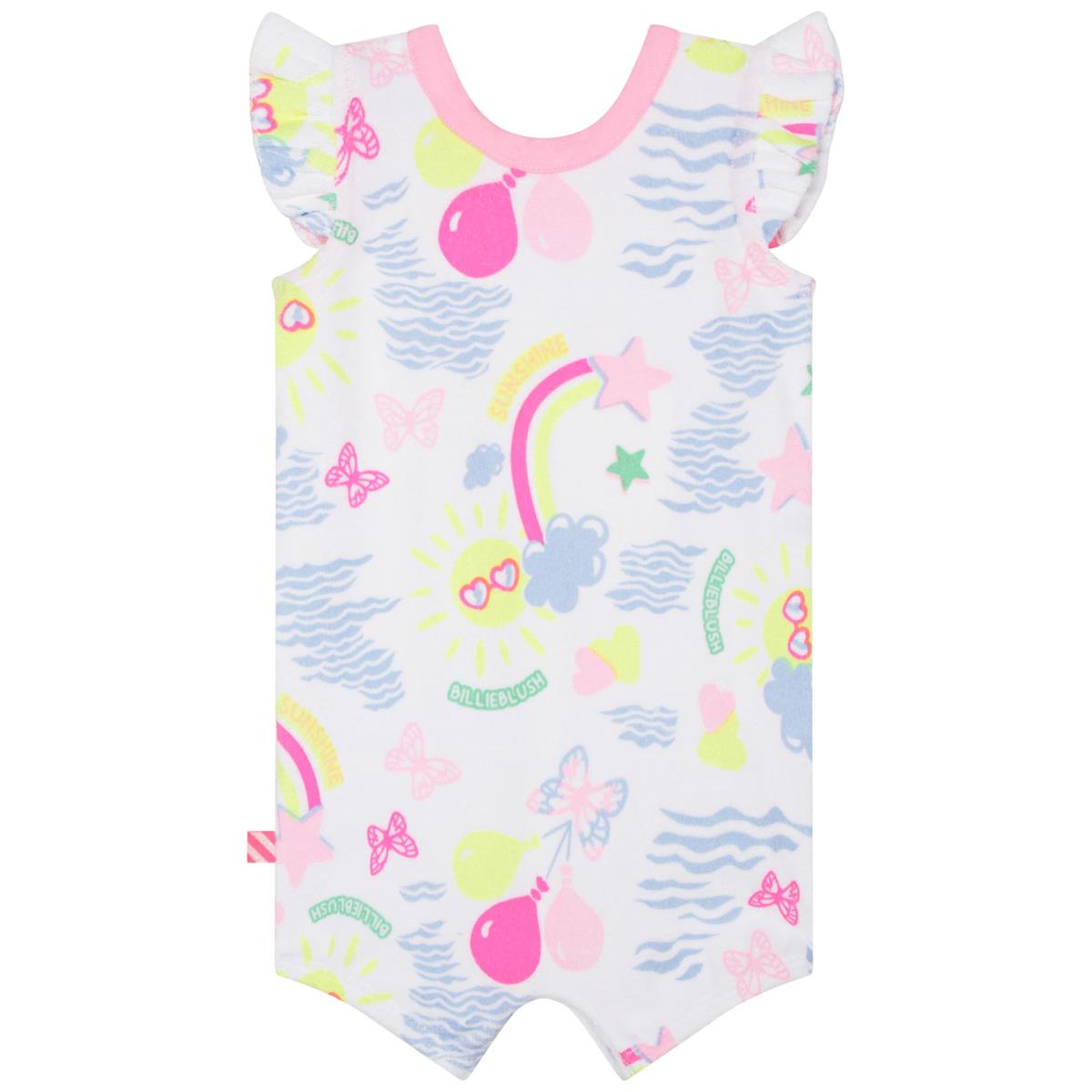 Girls Multicolor Babysuit