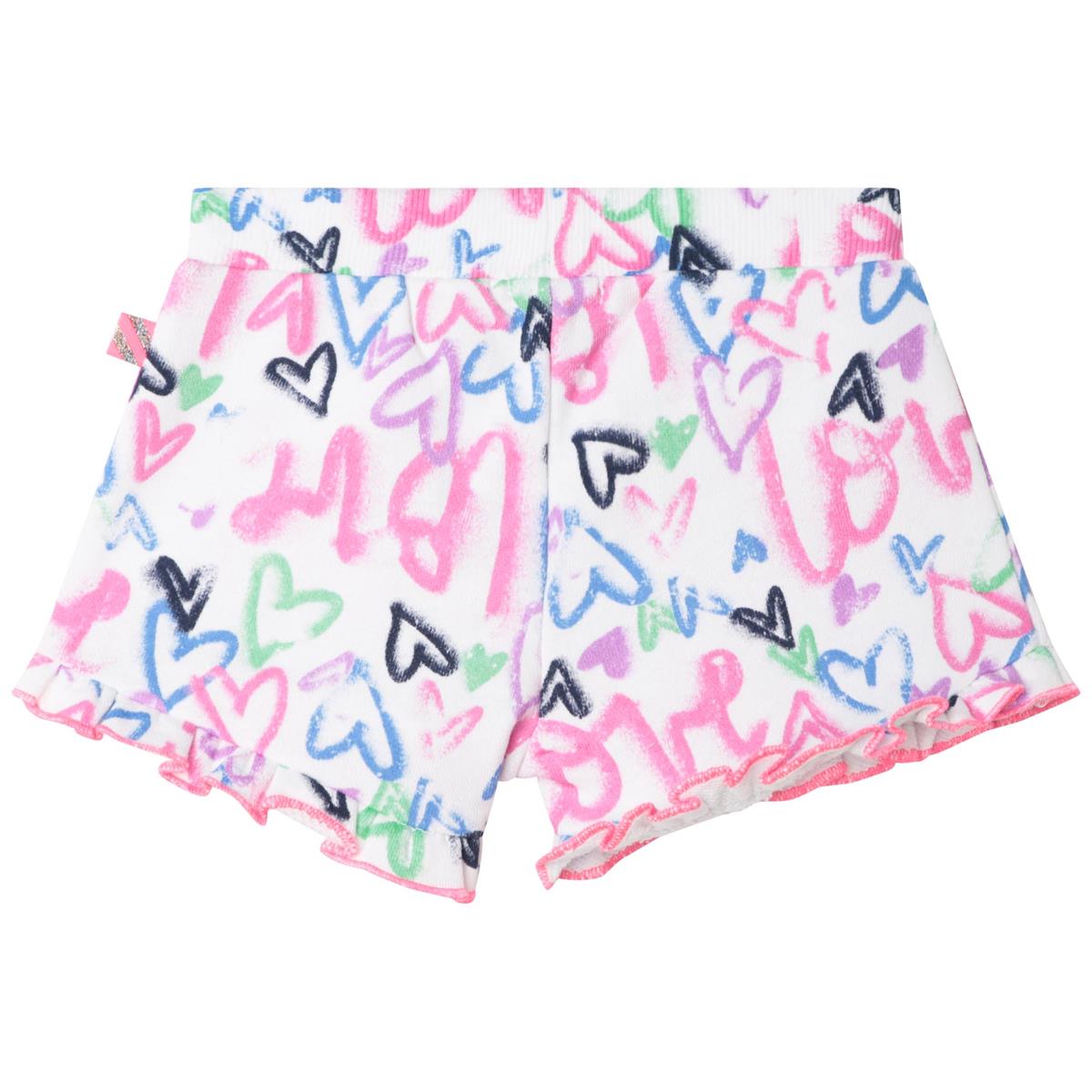 Baby Girls White Shorts