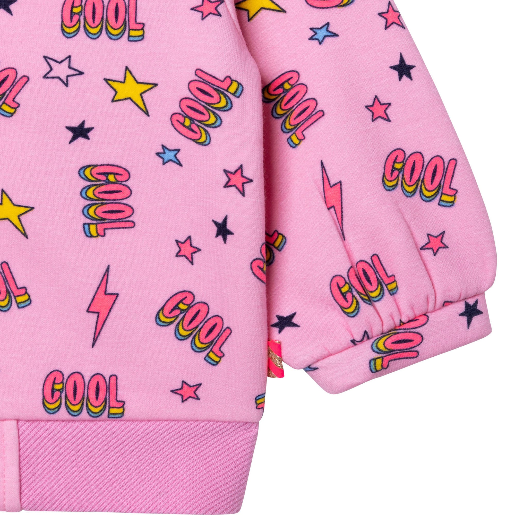 Baby Girls Pink Printing Cardigan