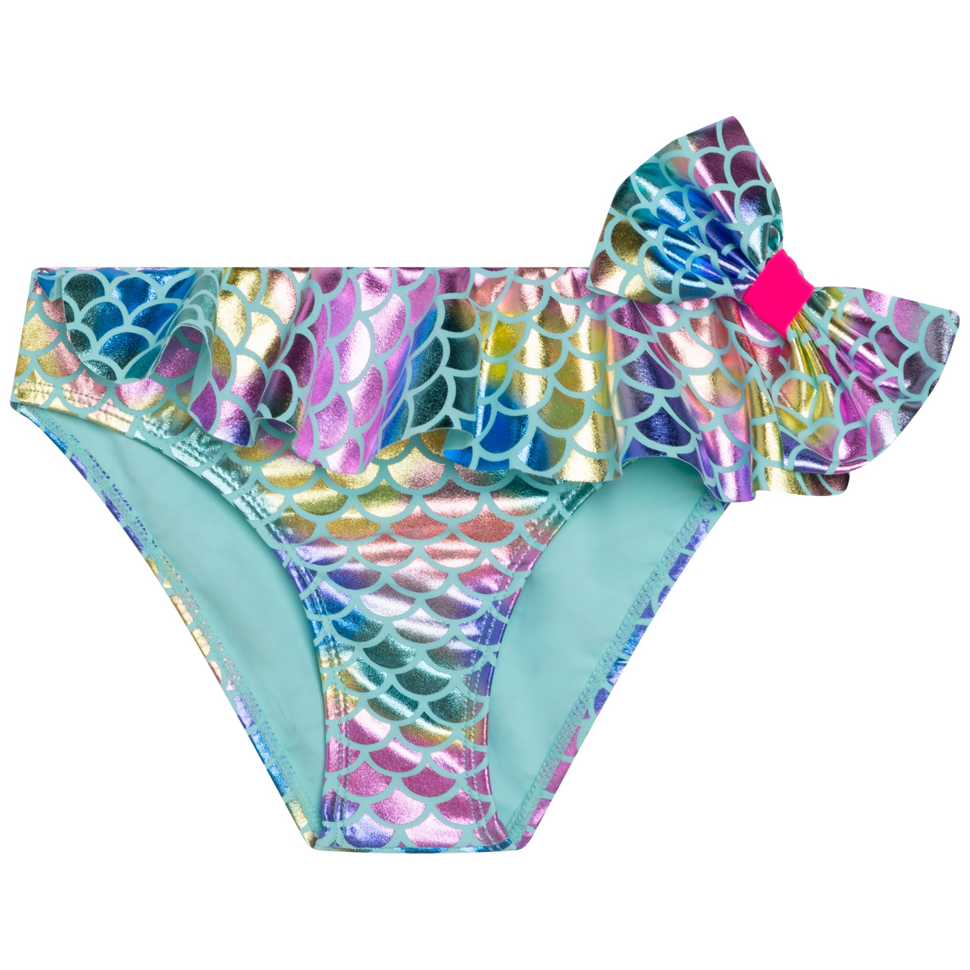 Girls Blue Gradient Swimsuit