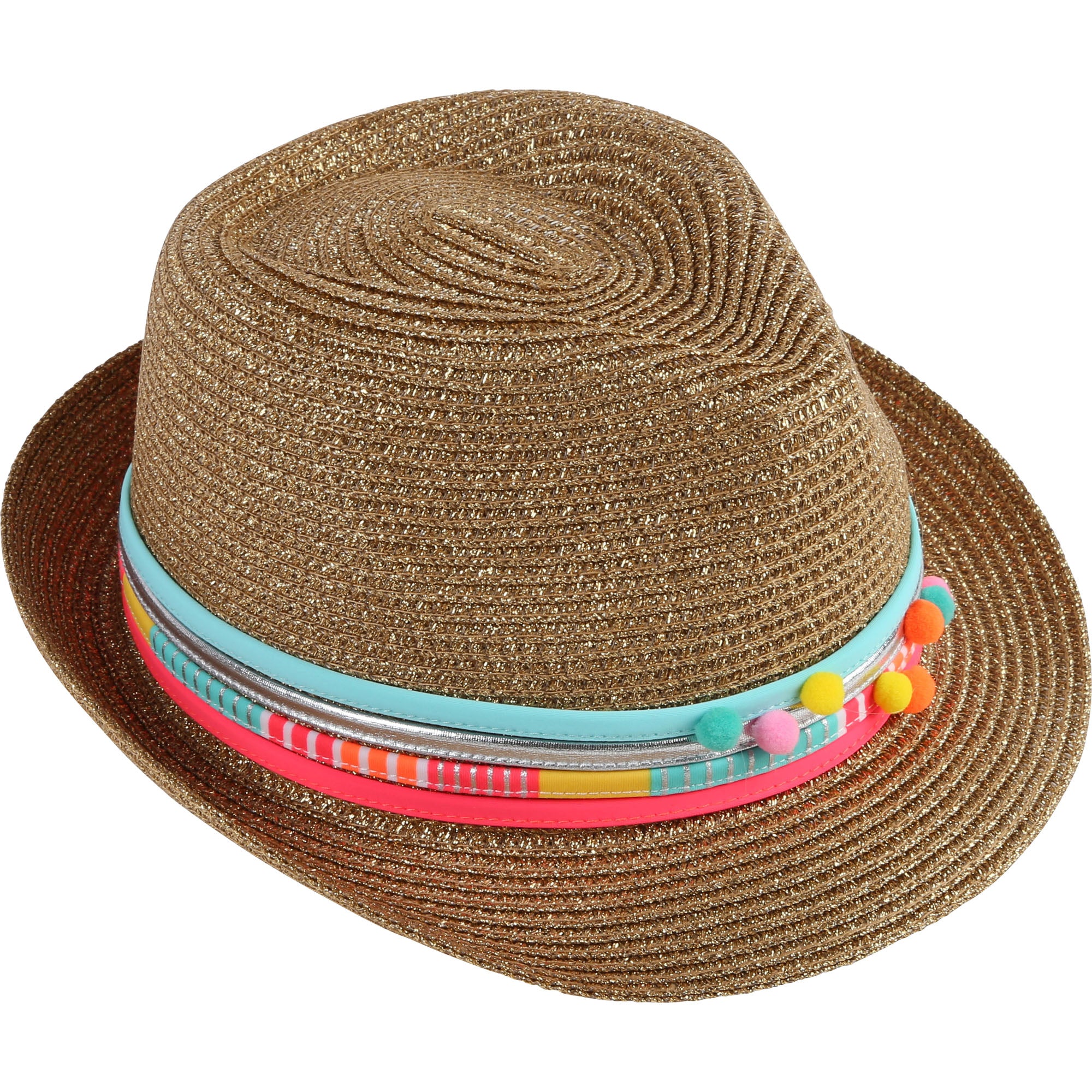 Girls Sun Hat With Chromatic Rope