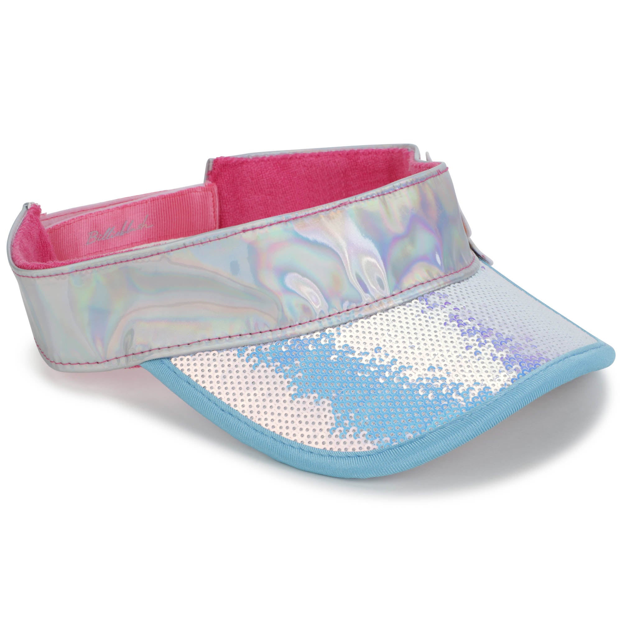 Girls Silver Sequin Sun Hat