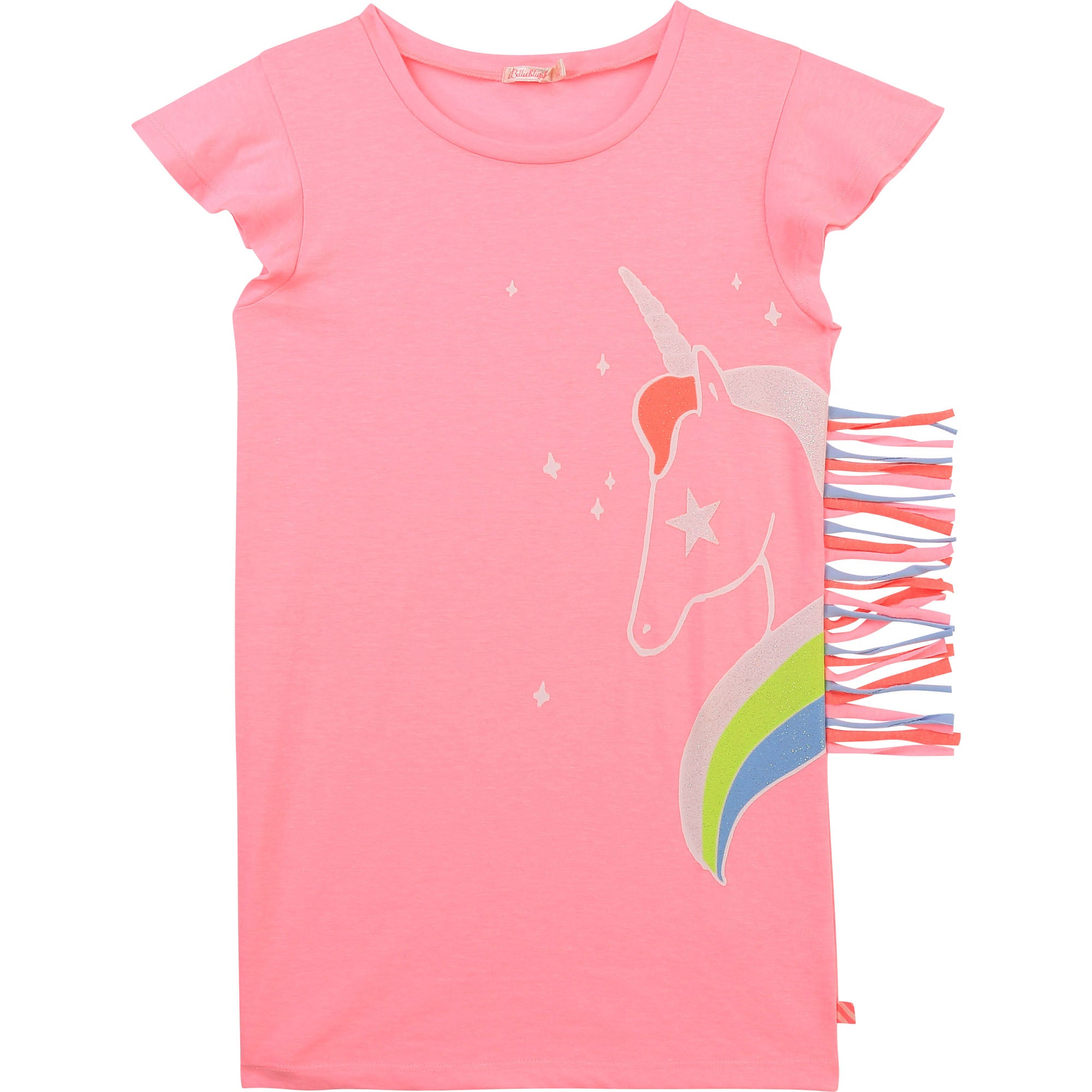 Girls Pink Printing Dress