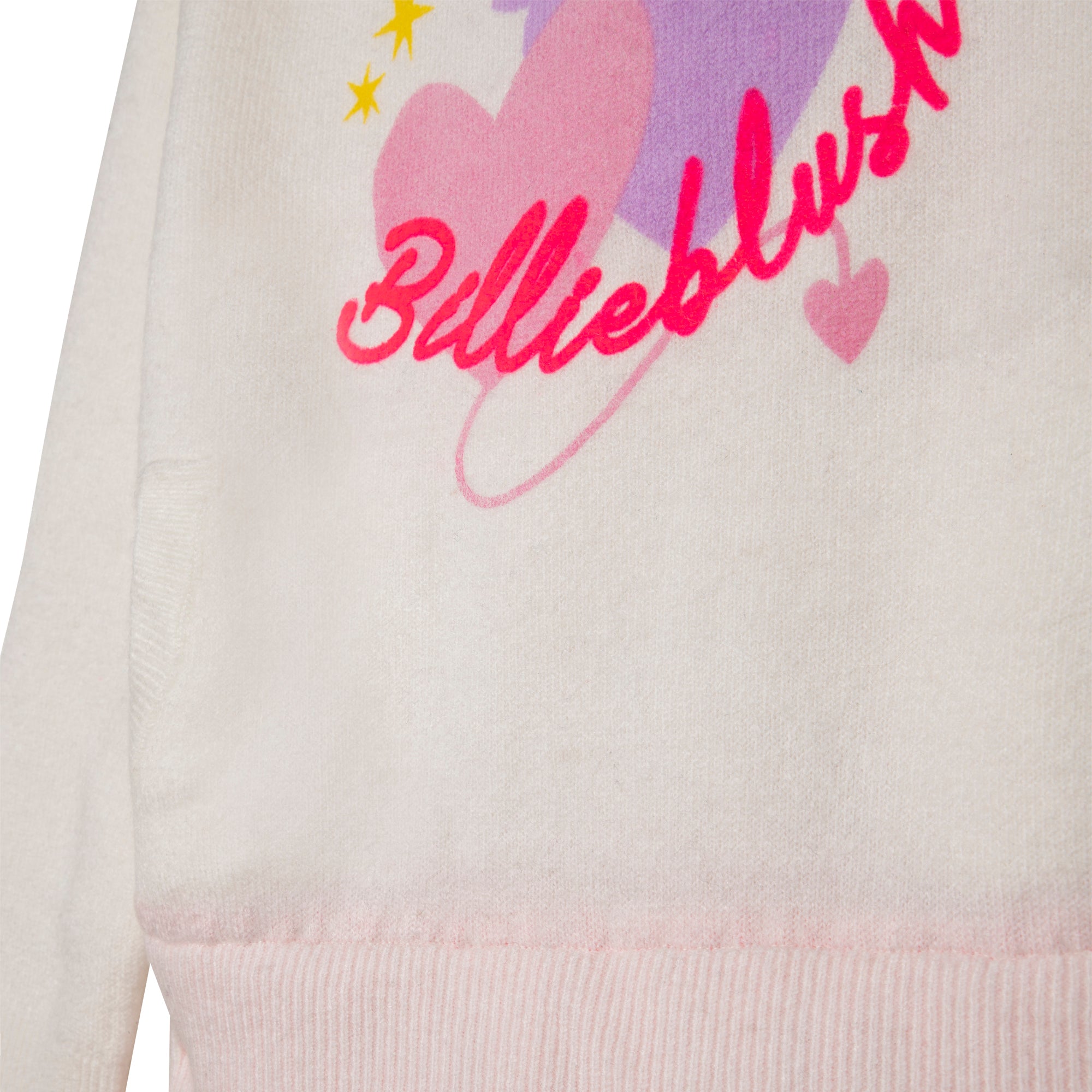 Girls White Printed Hooded Dress