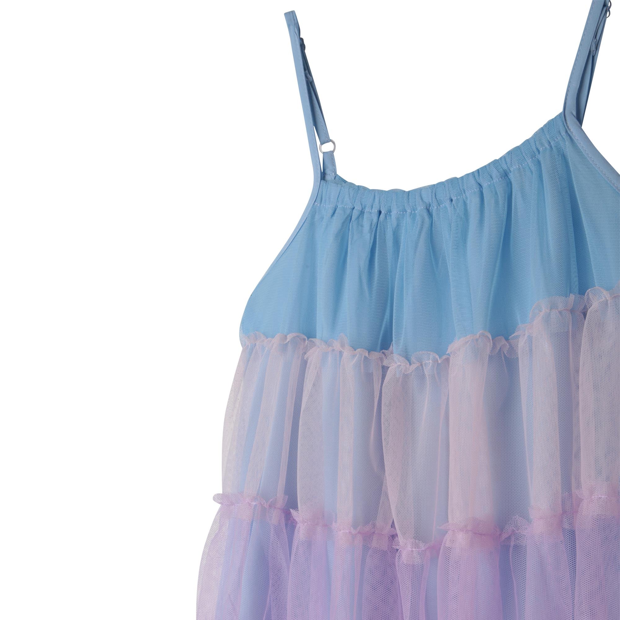 Girls Multicolor Tulle Dress