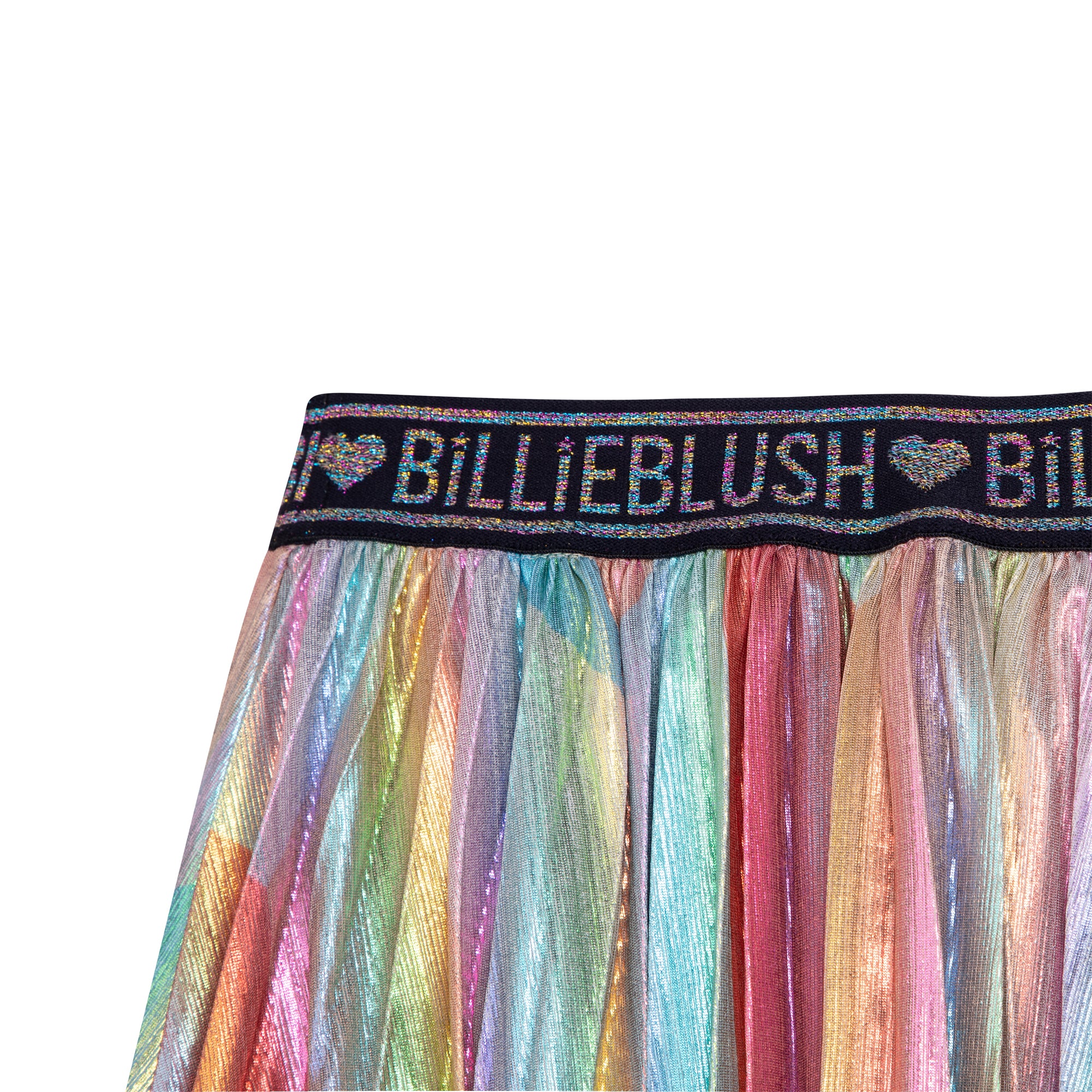 Girls Multicolor Pleated Skirt