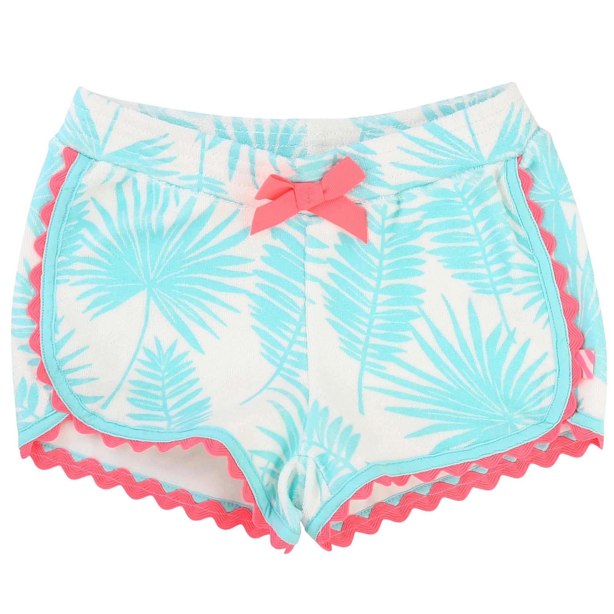 Girls Blue Sky Cotton Shorts