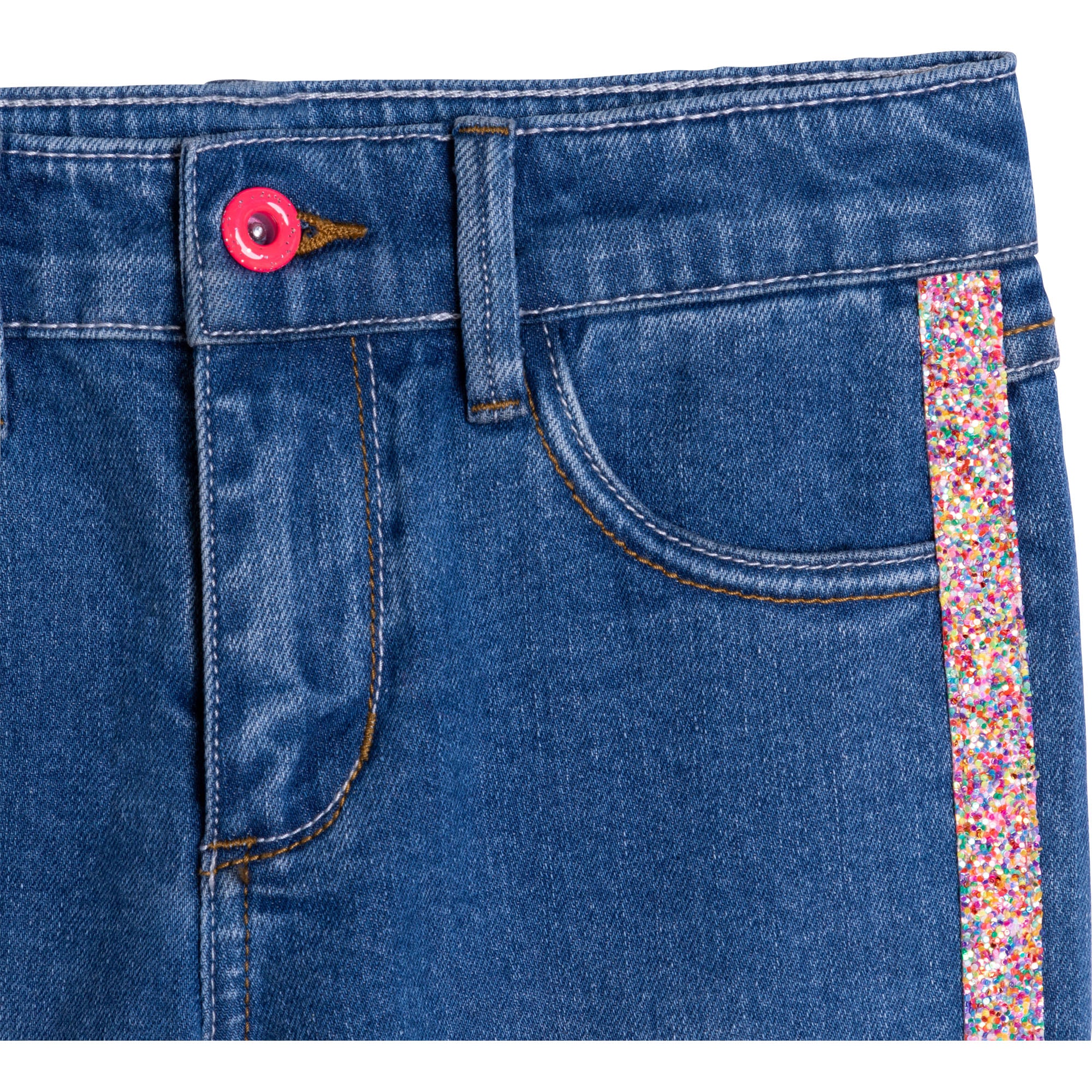 Girls Blue Denim Trousers