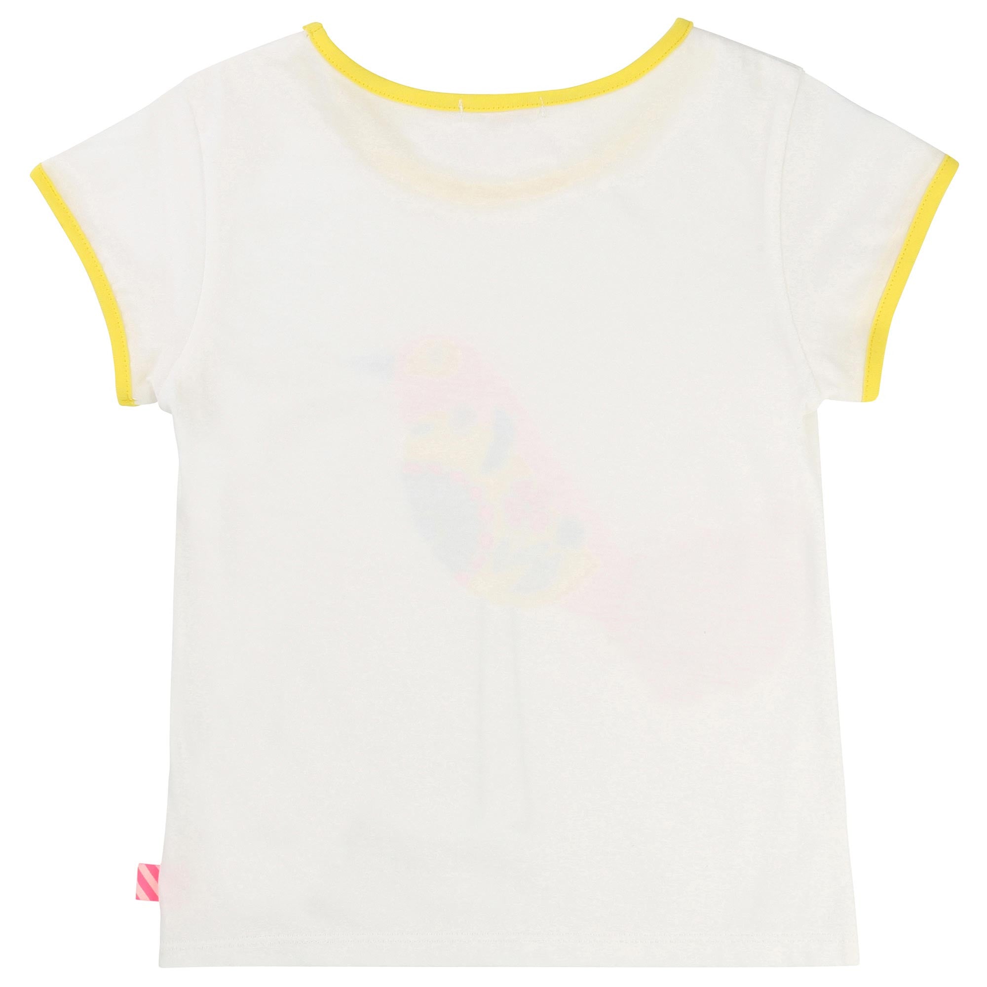 Girls White Jersey Bird T-Shirt
