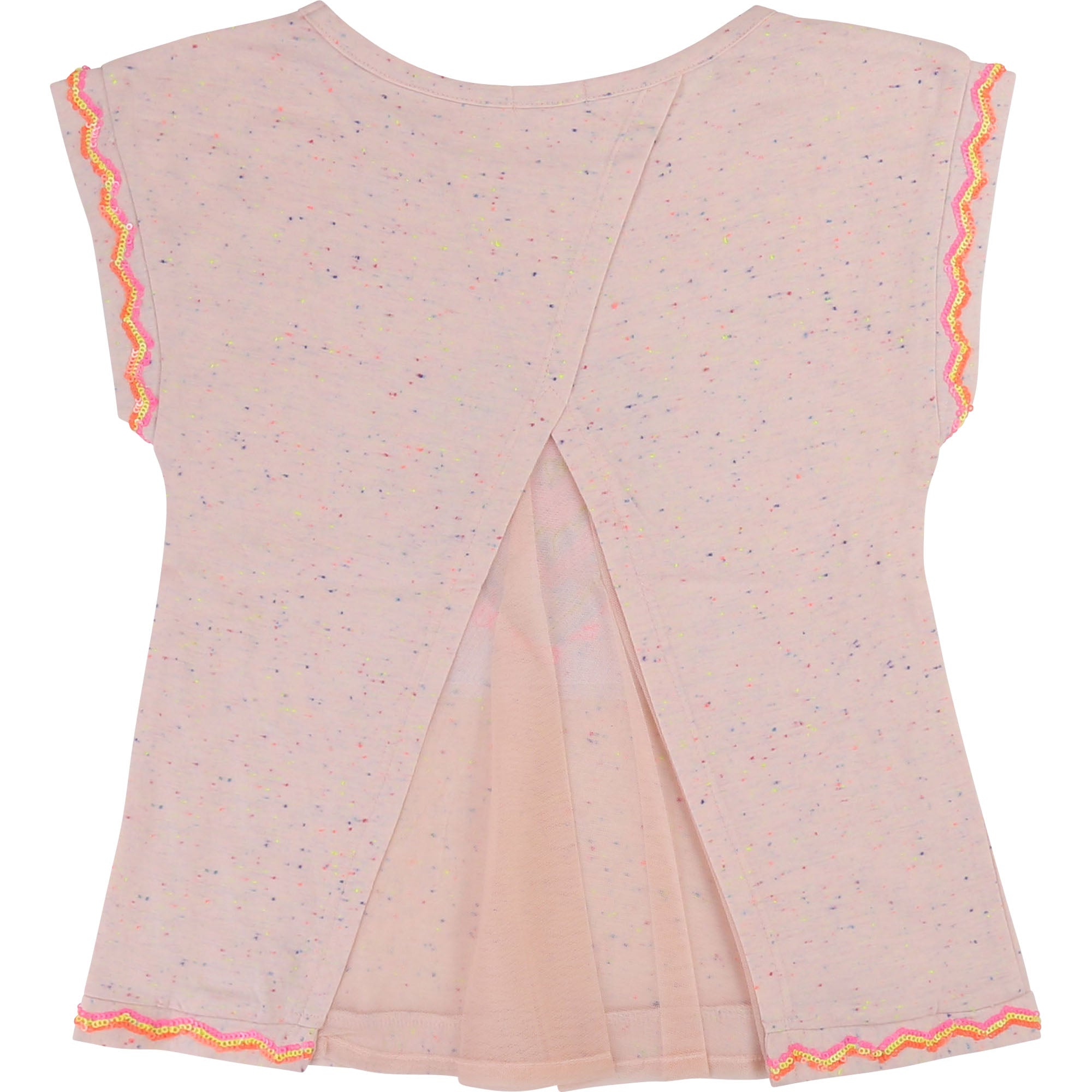 Girls Pink Heart Cotton T-shirt