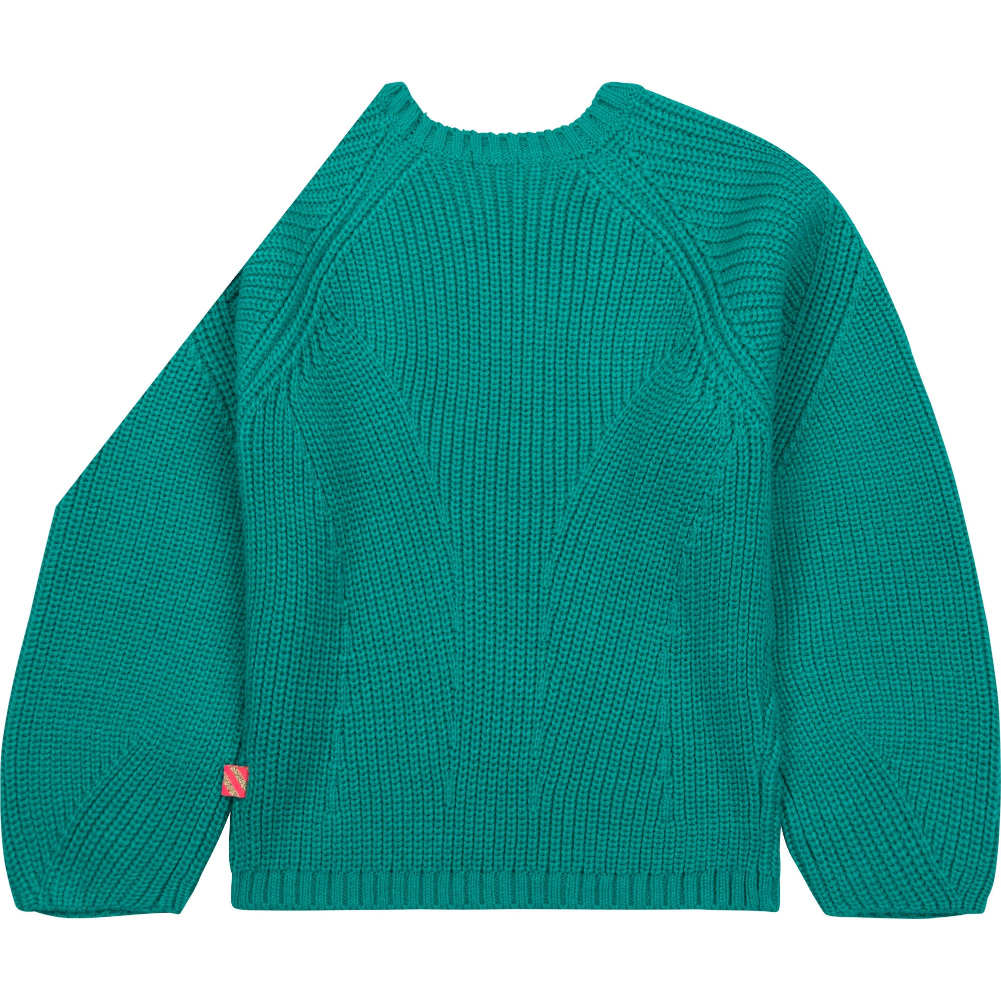 Girls Green Knit Sweater