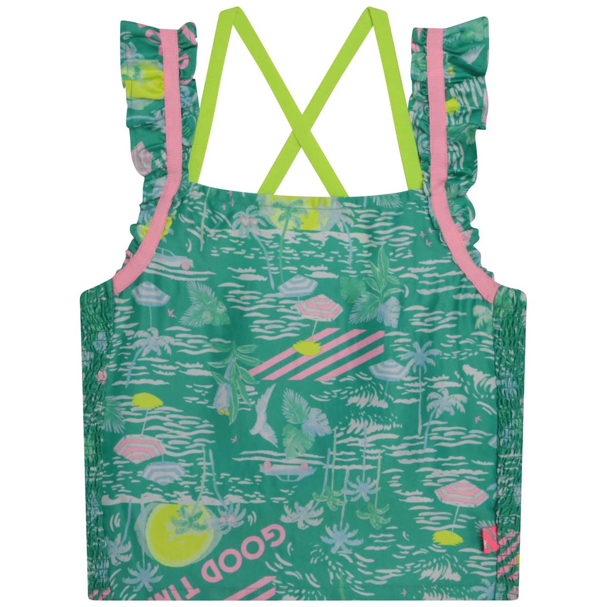 Girls Green Top