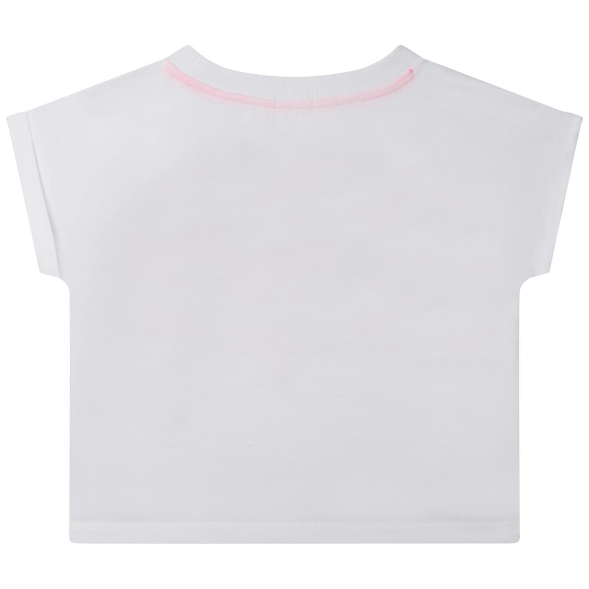 Girls White Logo T-Shirt