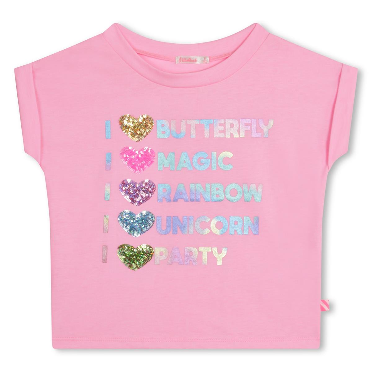 Girls Pink Logo T-Shirt