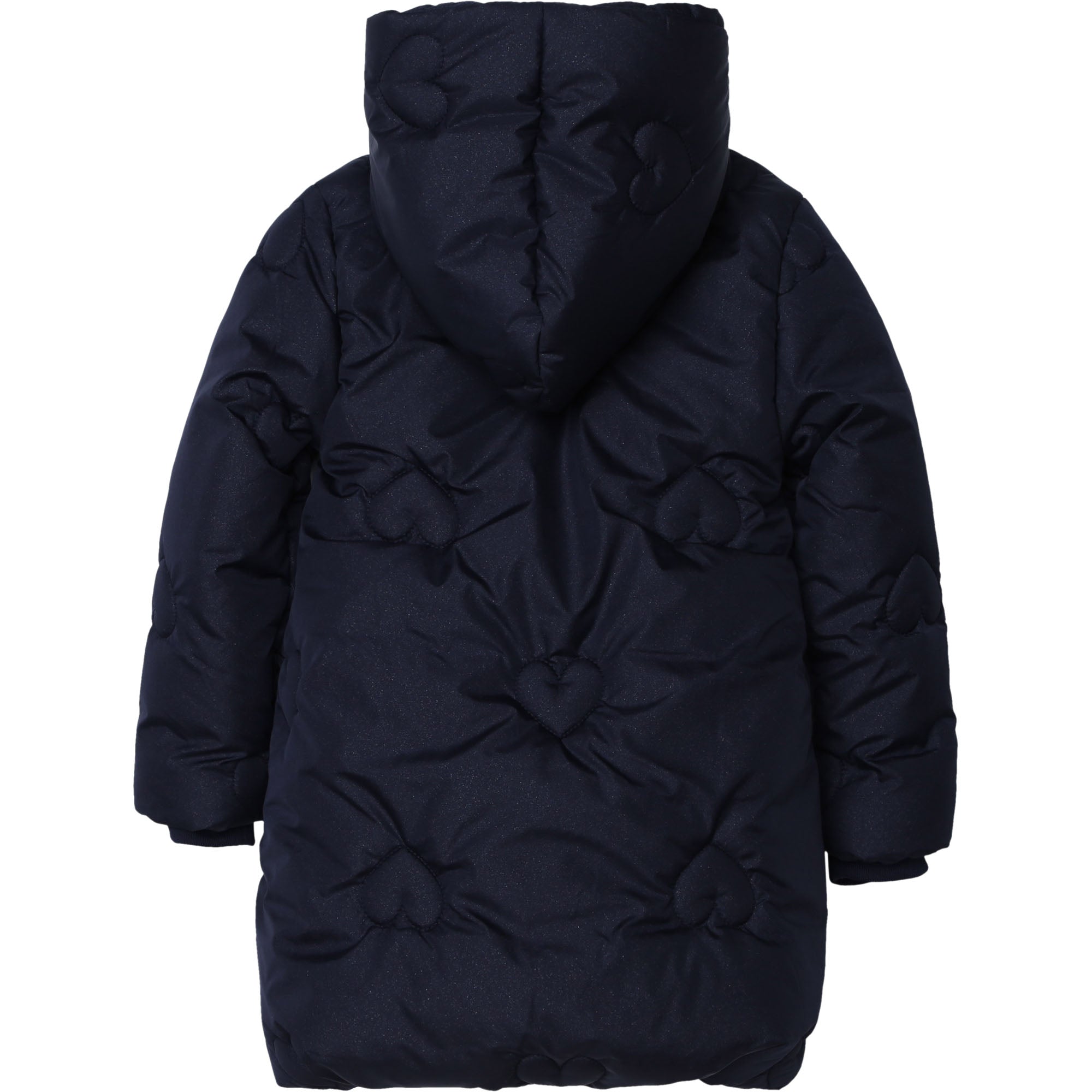 Girls Indigo Blue Padded Coat