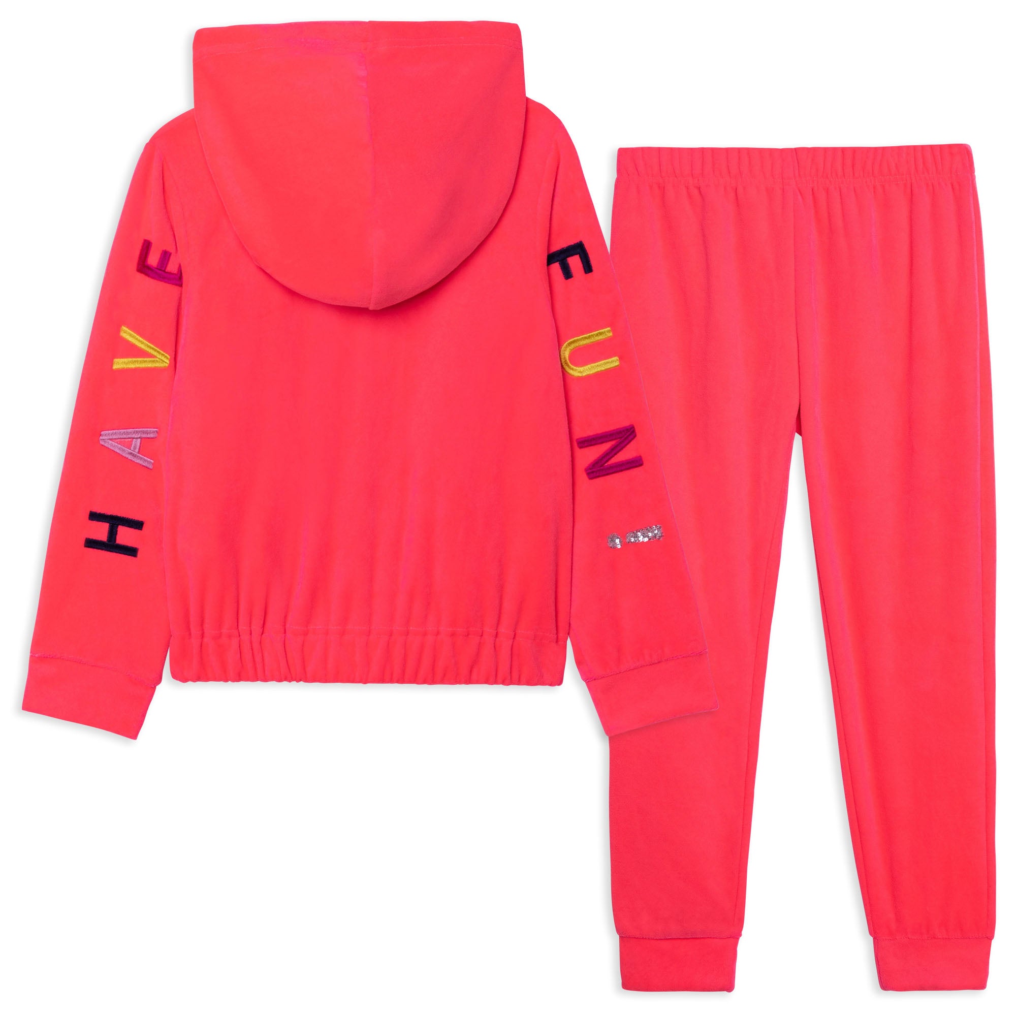 Girls Pink Embroidered Set