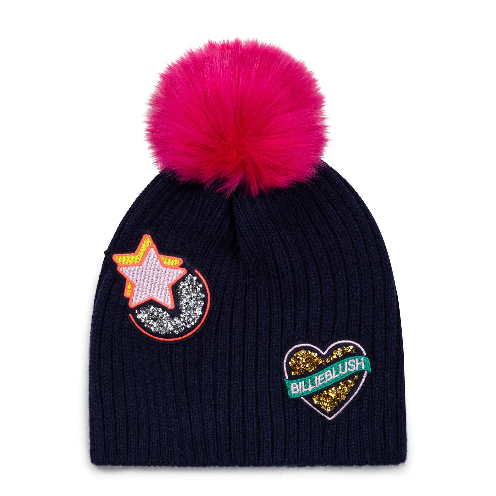 Girls Blue Hat & Scarf Set