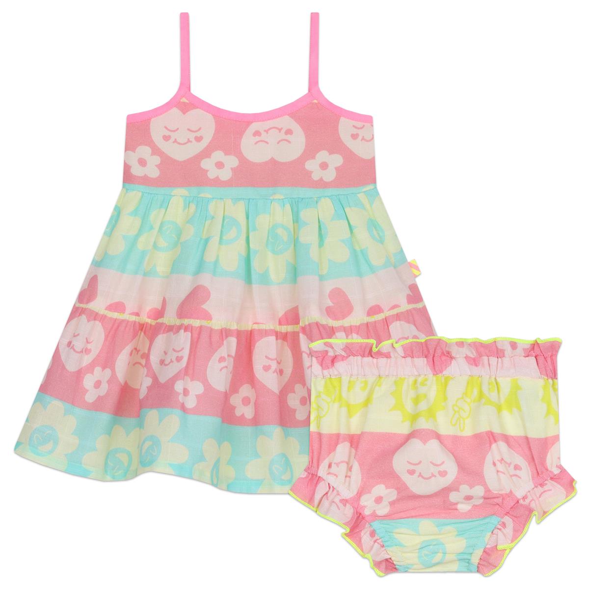 Baby Girls Pink Dress Set