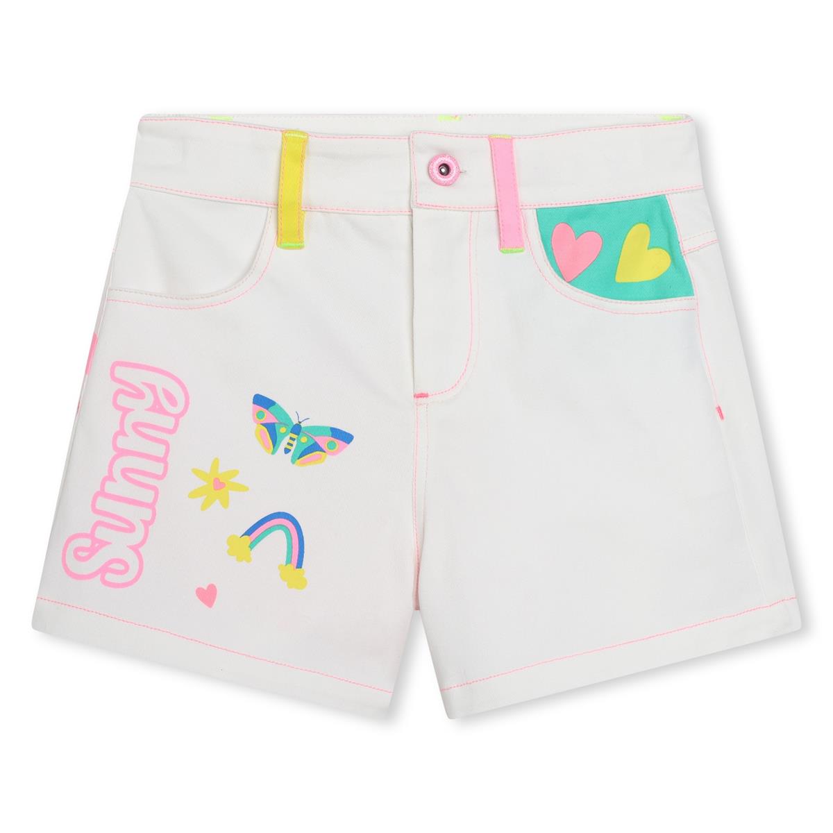 Girls White Shorts